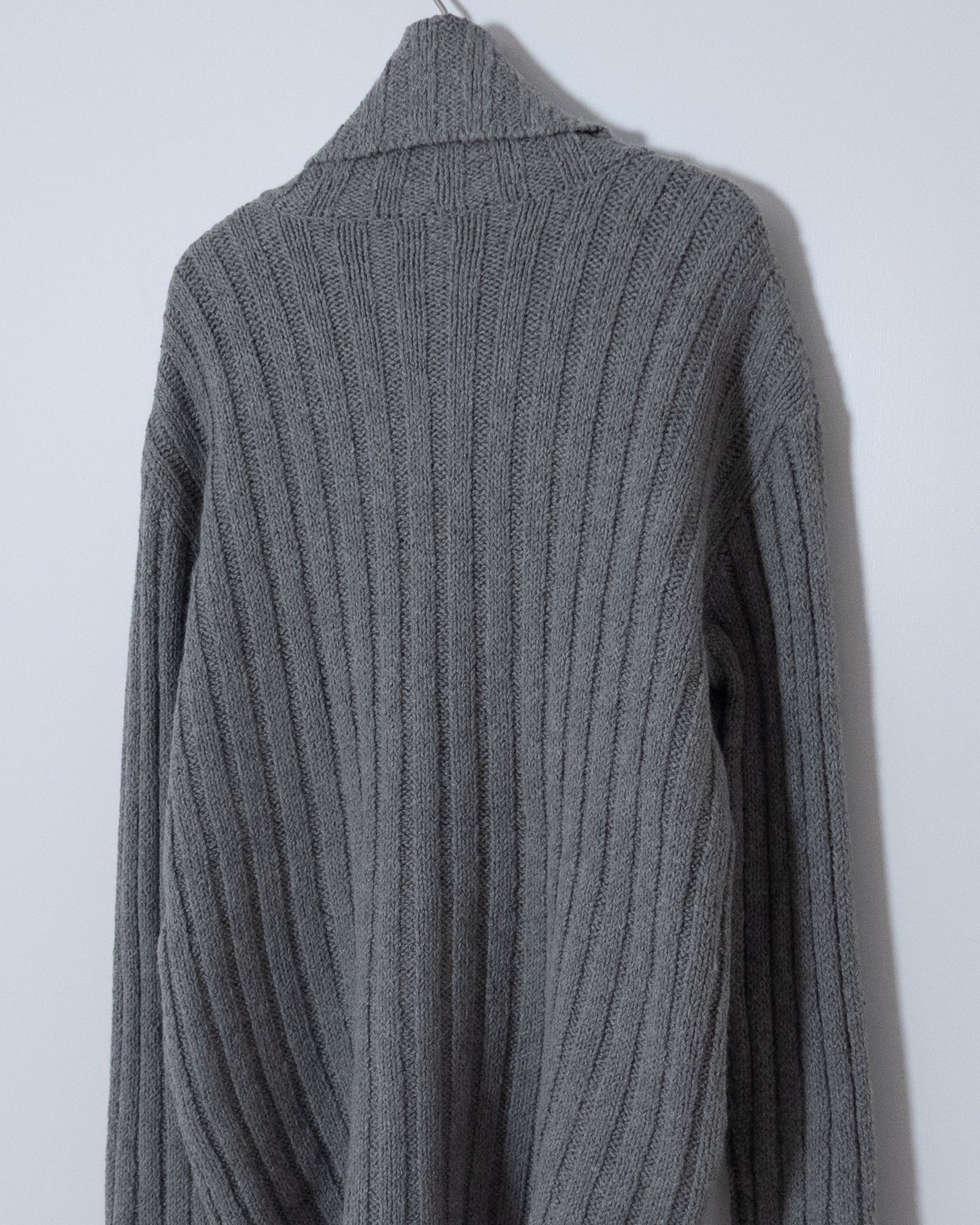 "agnes b" turtle neck knit sweater
