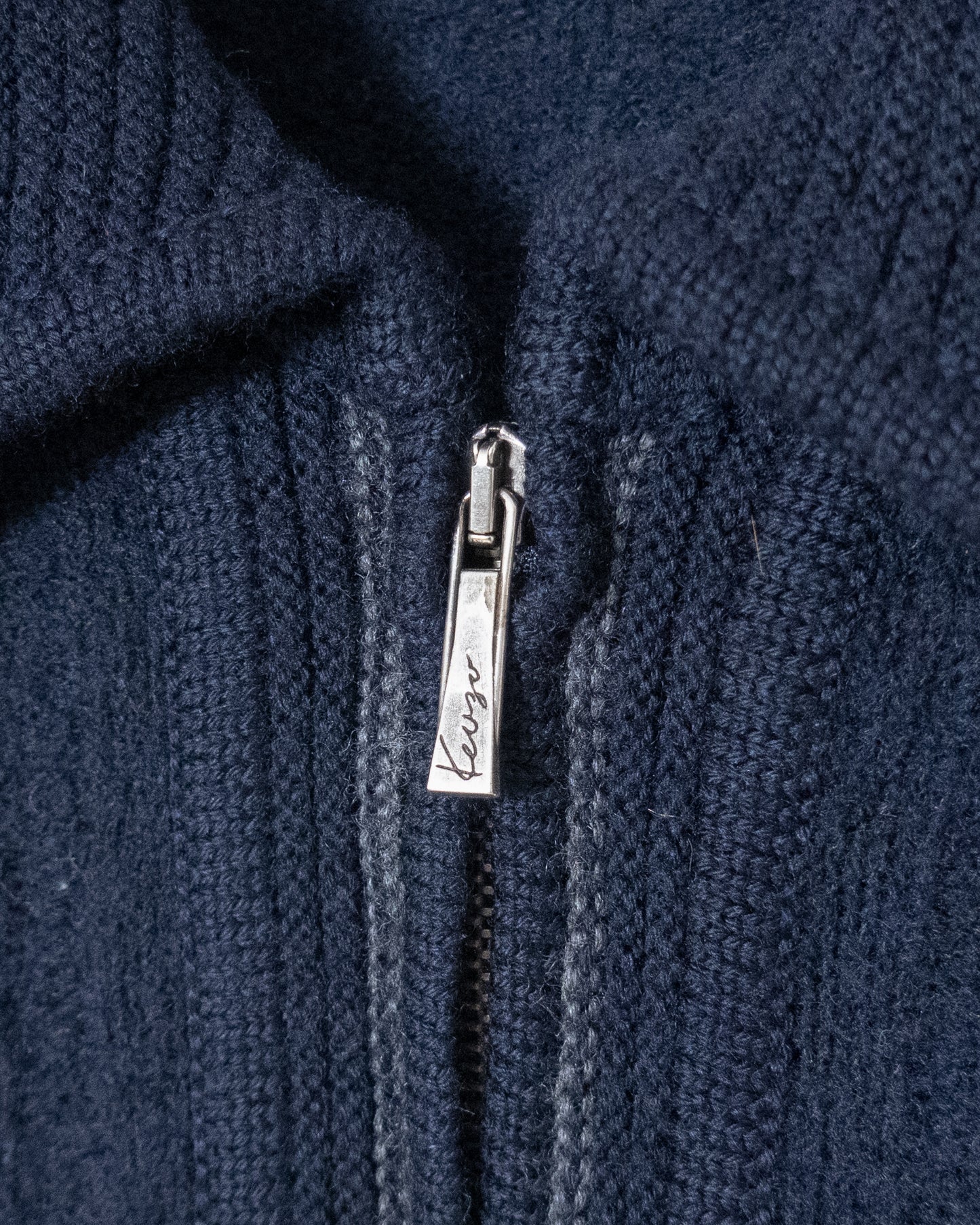 'KENZO' half-zip knit polo