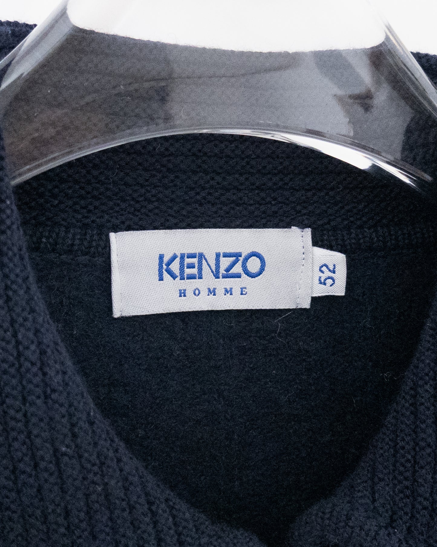 'KENZO' half-zip knit polo