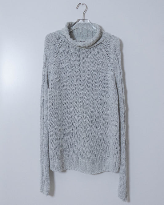 "JOSEPH TRICOT" turtle neck cotton knit sweater
