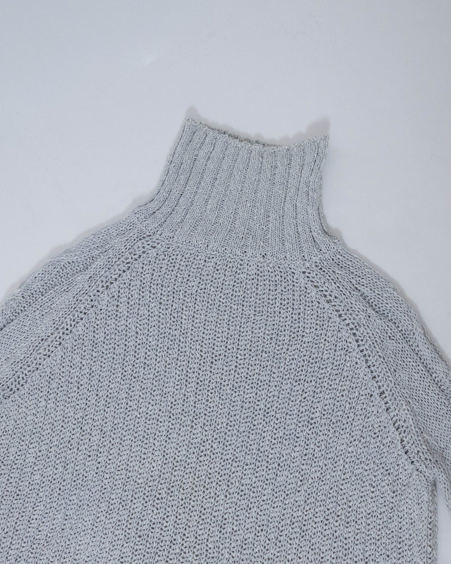 "JOSEPH TRICOT" turtle neck cotton knit sweater