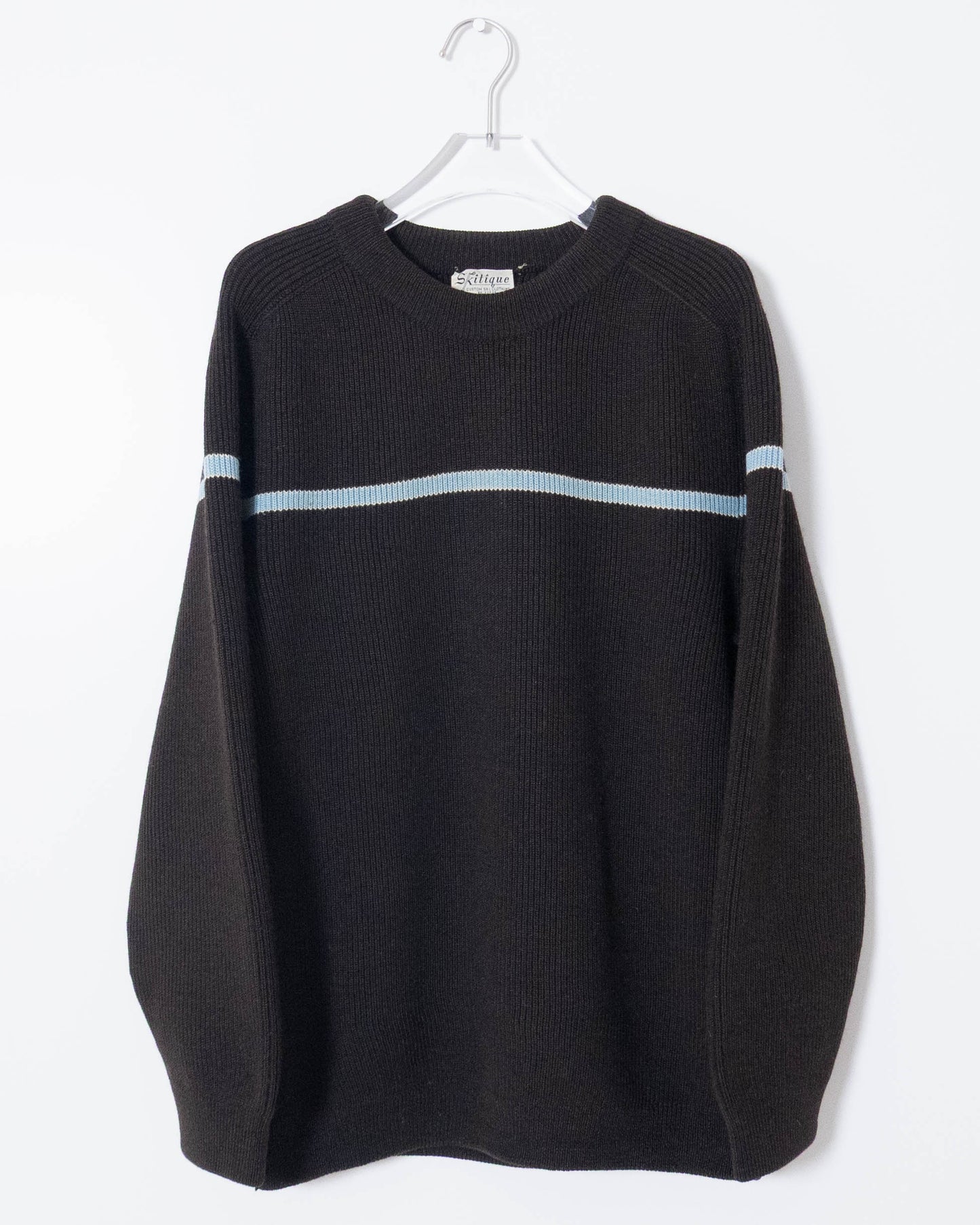 vintage wool ski knit sweater