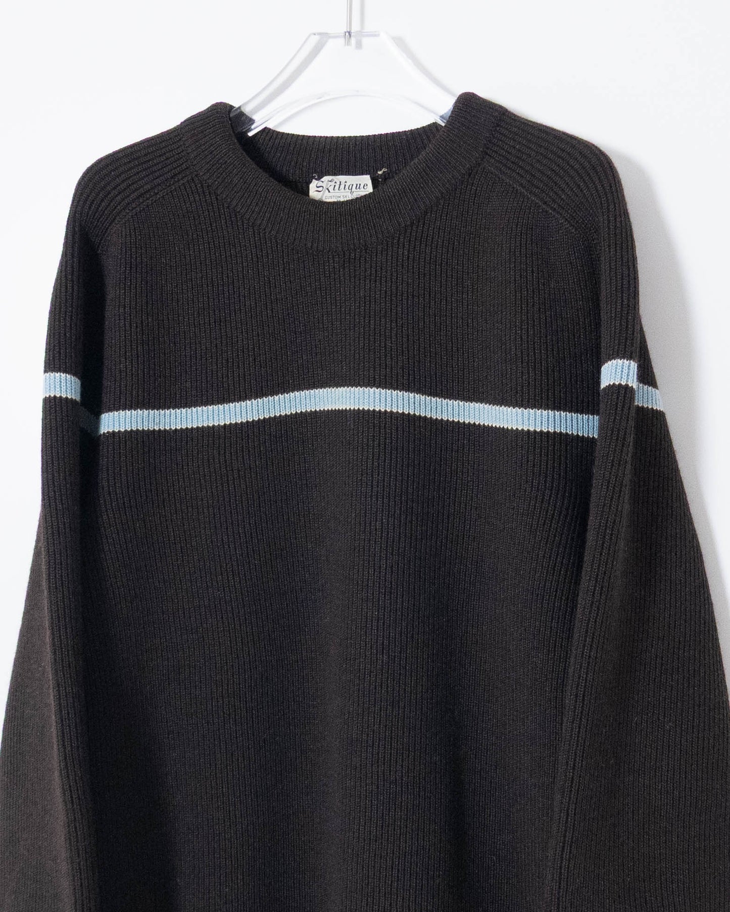 vintage wool ski knit sweater