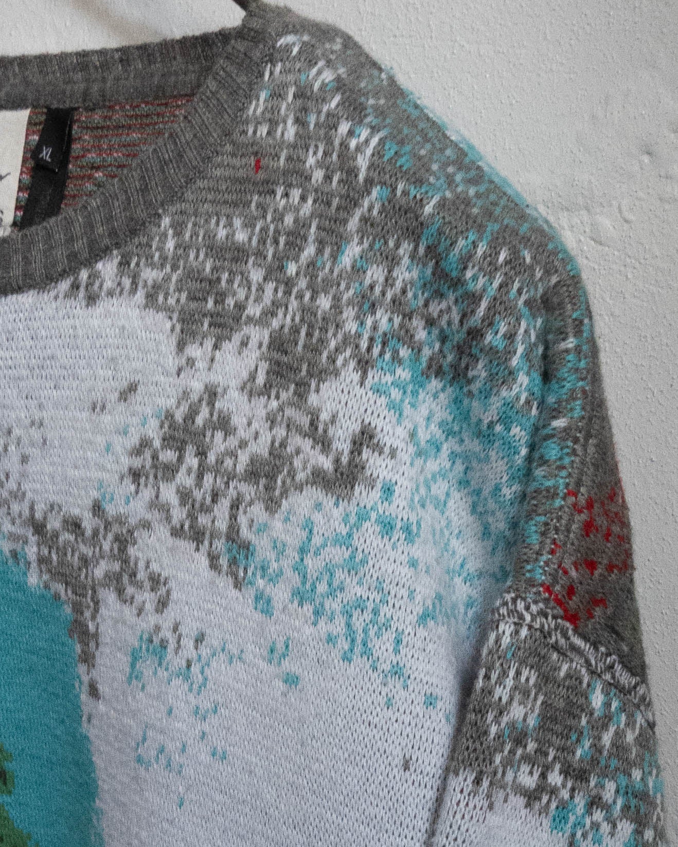 "OXBOW/BLESS" CHERLOK SKOLPEN 3D knit sweater