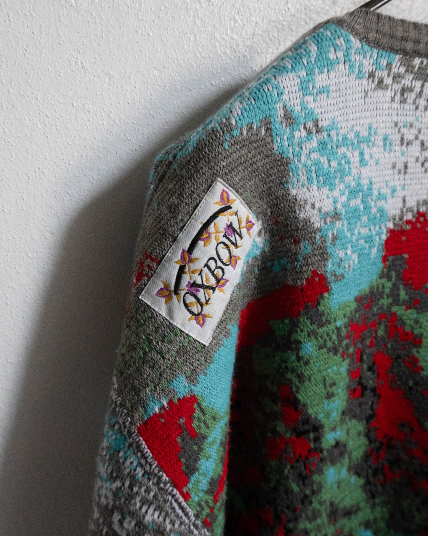 "OXBOW/BLESS" CHERLOK SKOLPEN 3D knit sweater
