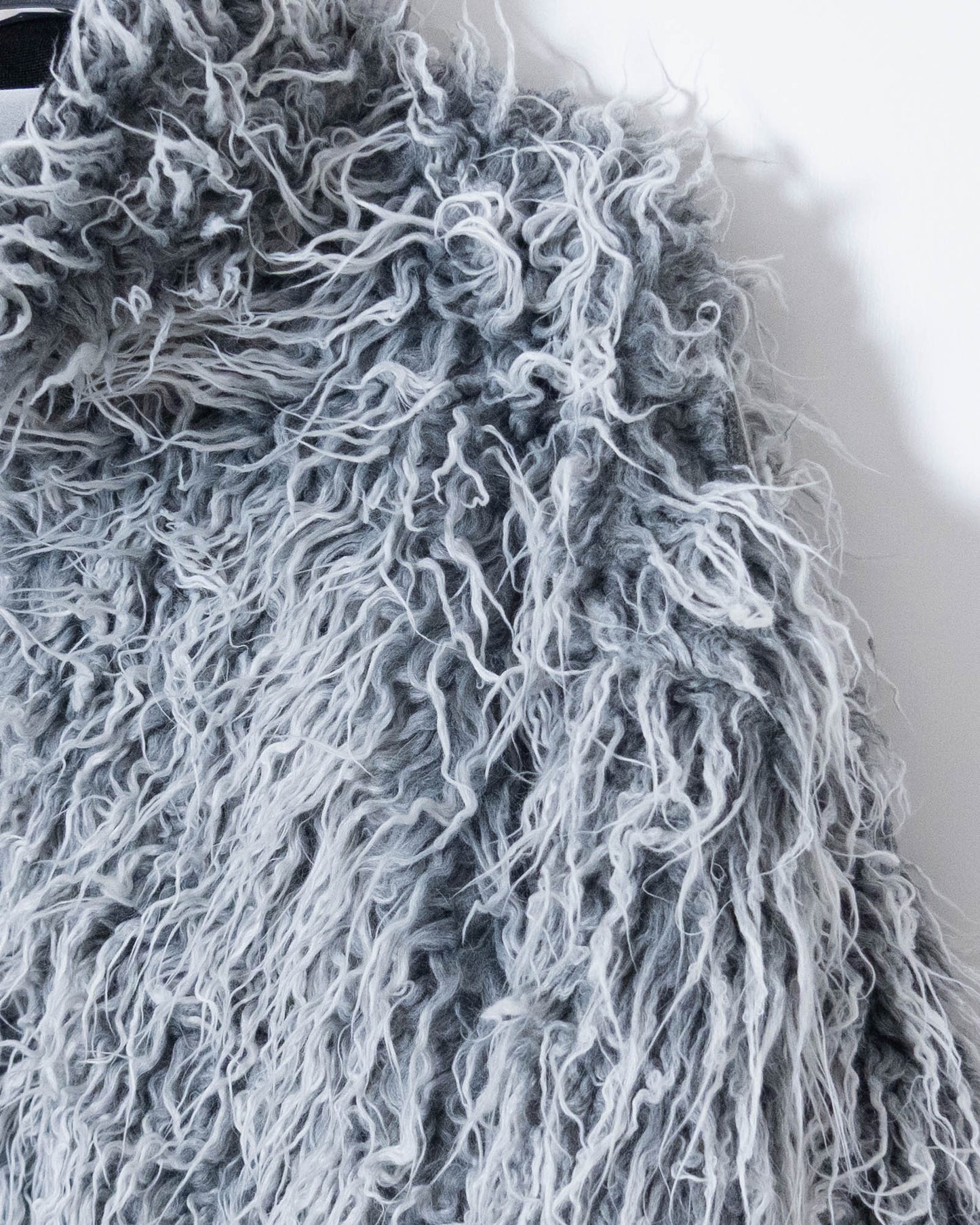 "OXBOW" half zip fur pullover jacket