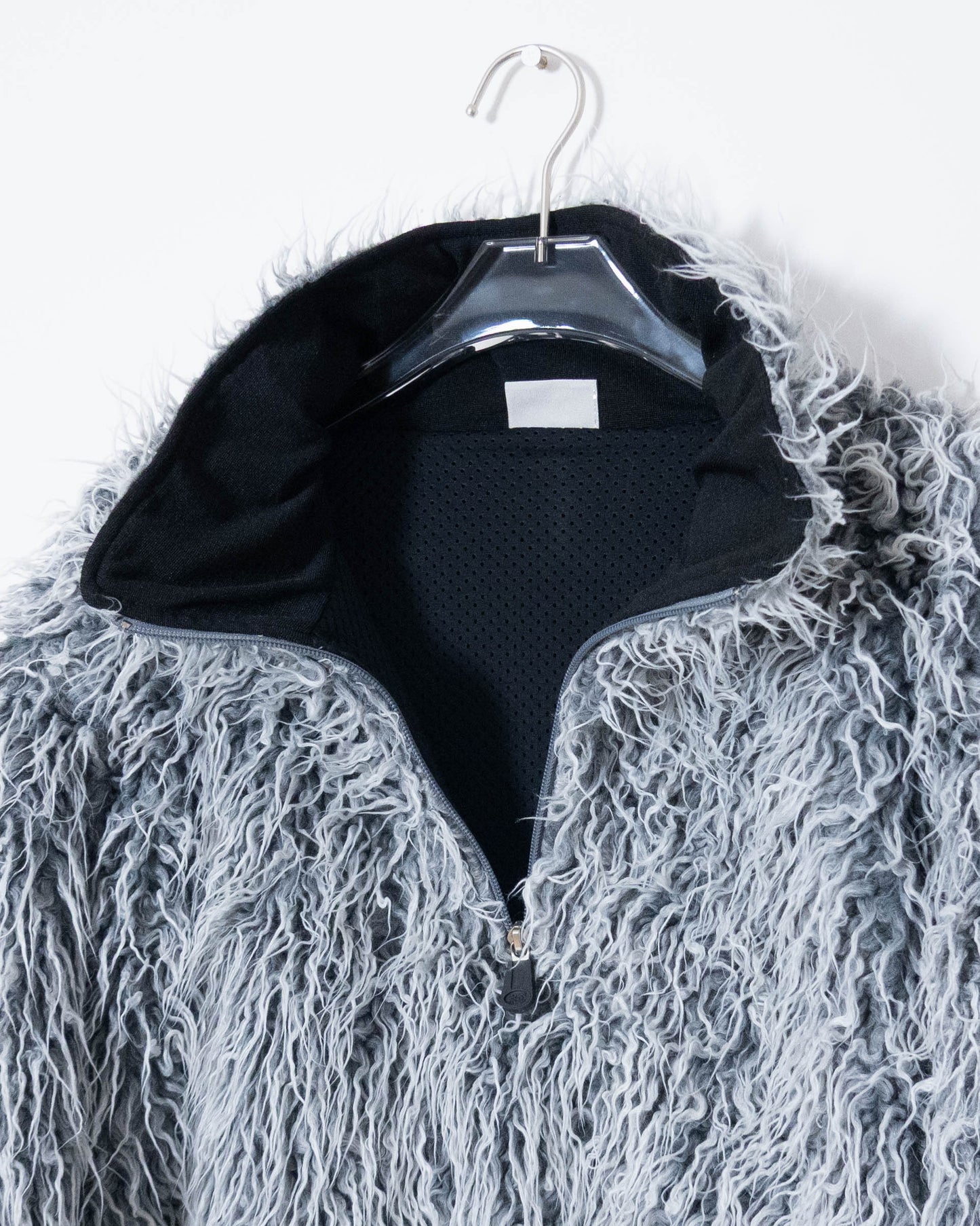 "OXBOW" half zip fur pullover jacket
