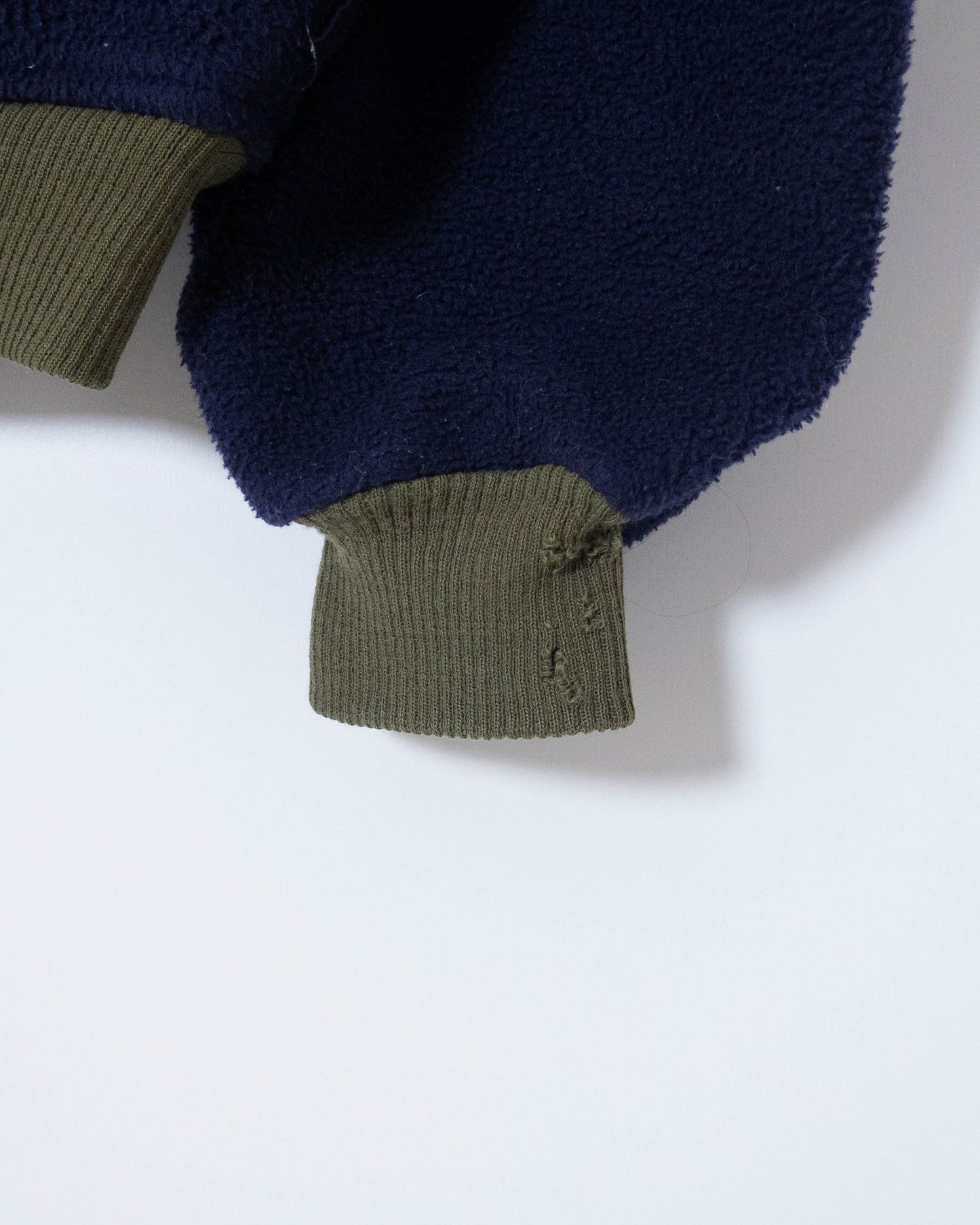 "Millet" double zip mock neck fleece pullover