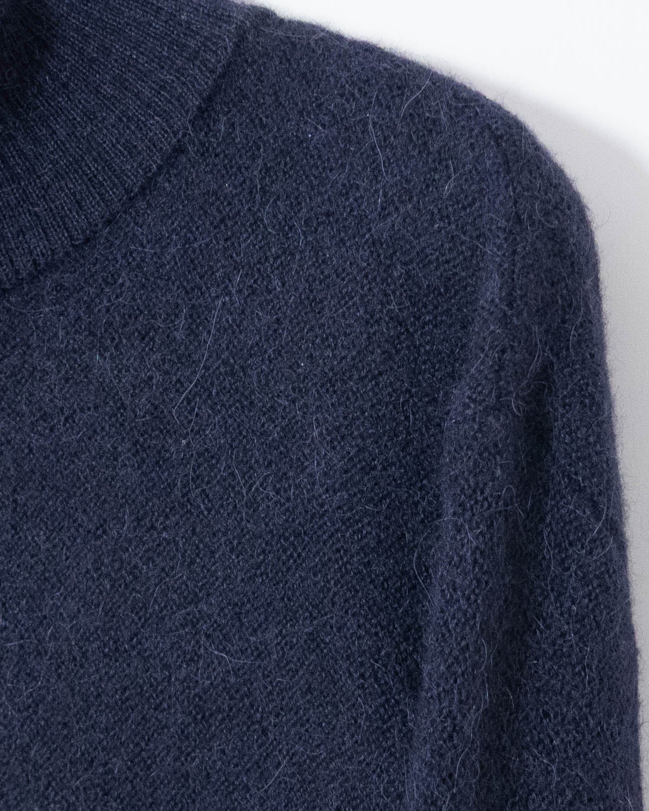 "Paul Stuart" half zip alpaca knit sweater