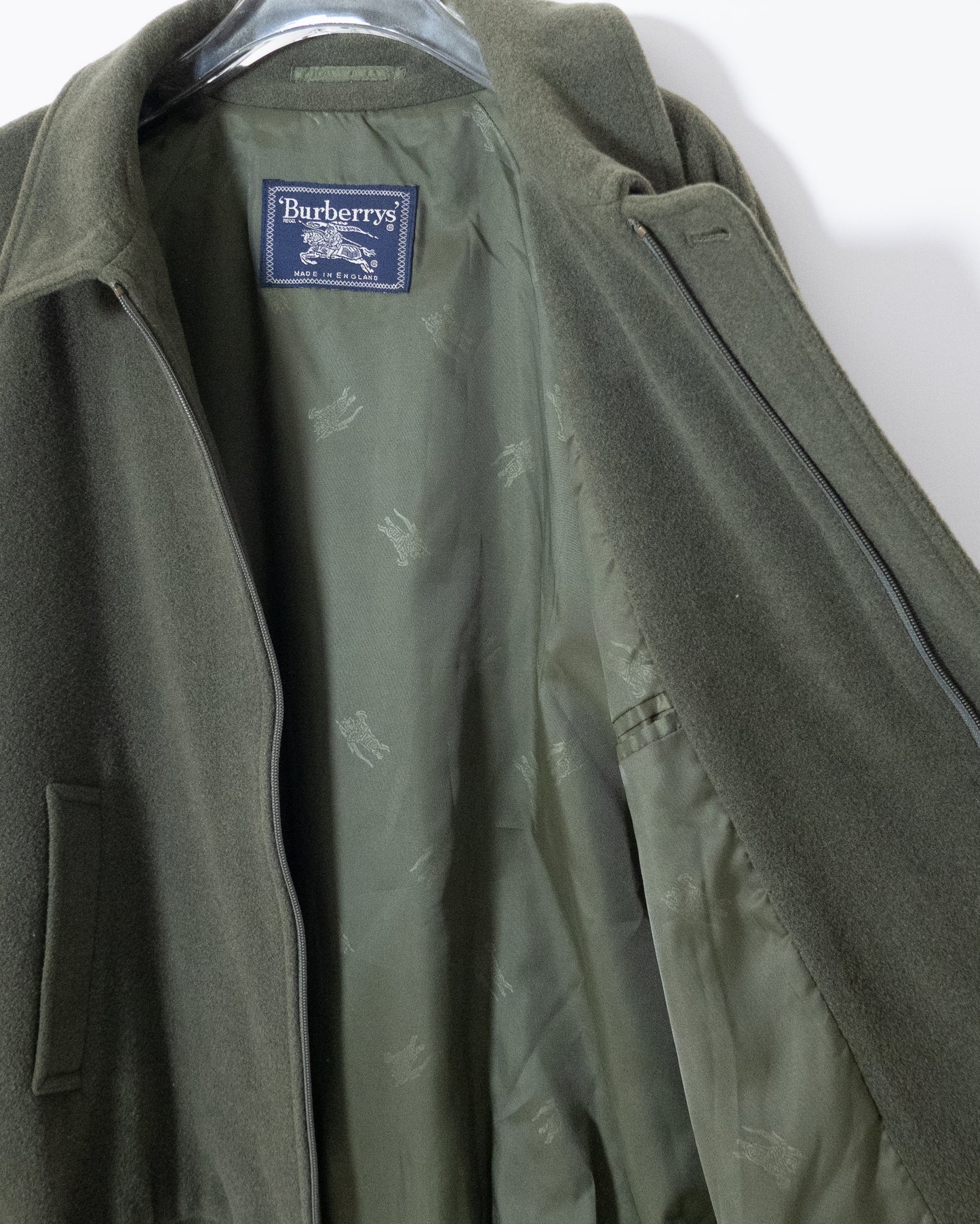 "Burberrys" Cashmere Mix Wool Blouson