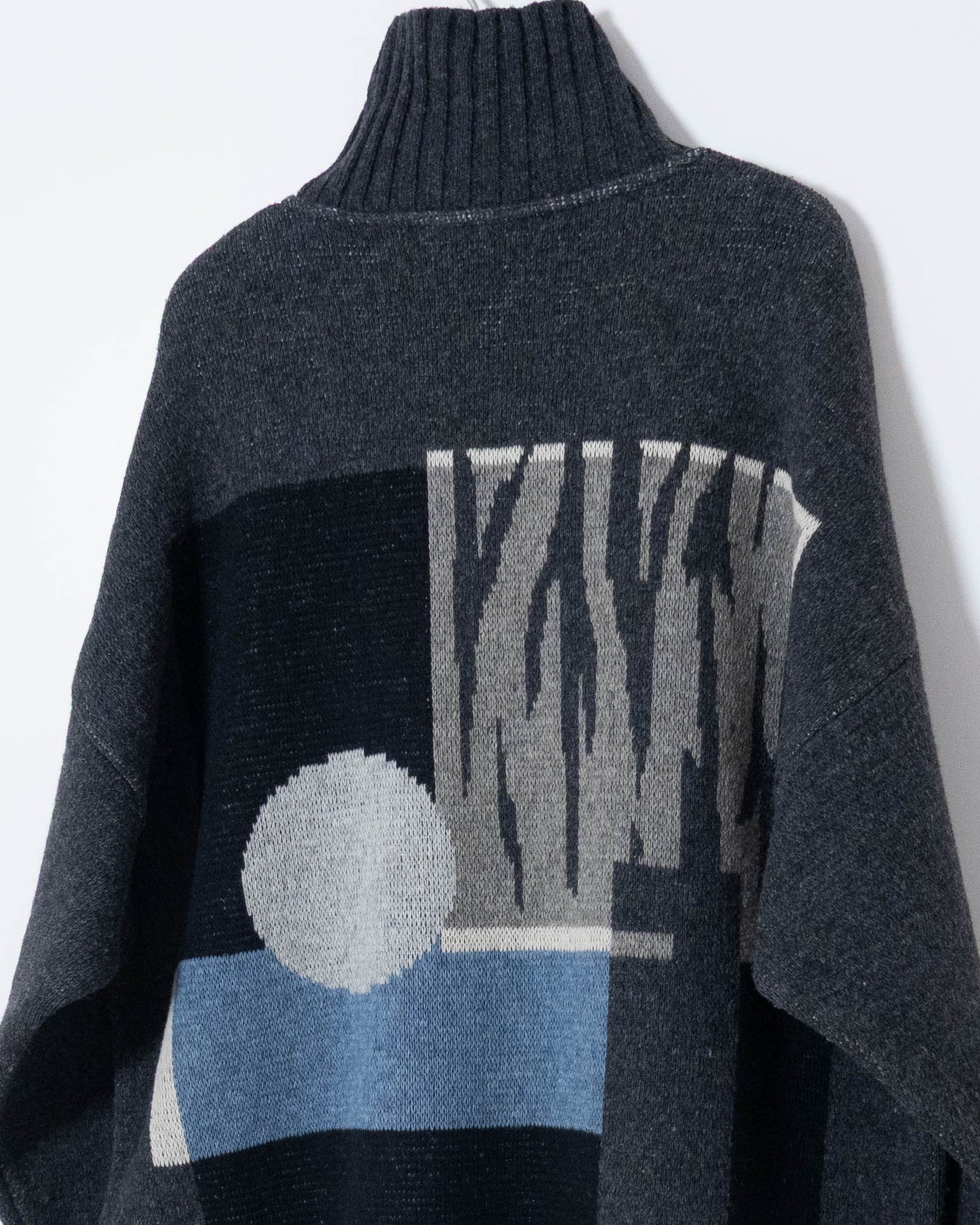 "OXBOW" SKOLPEN high-neck jacquard knit sweater