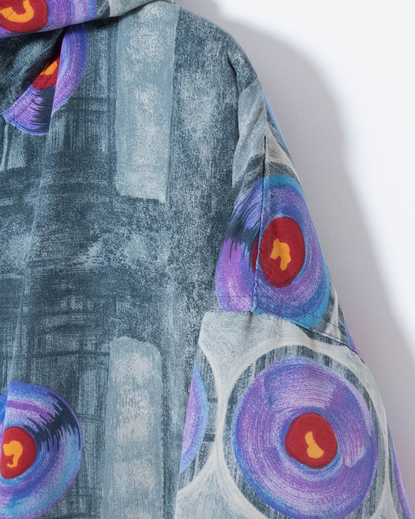 "OXBOW" all-over pattern hooded jacket