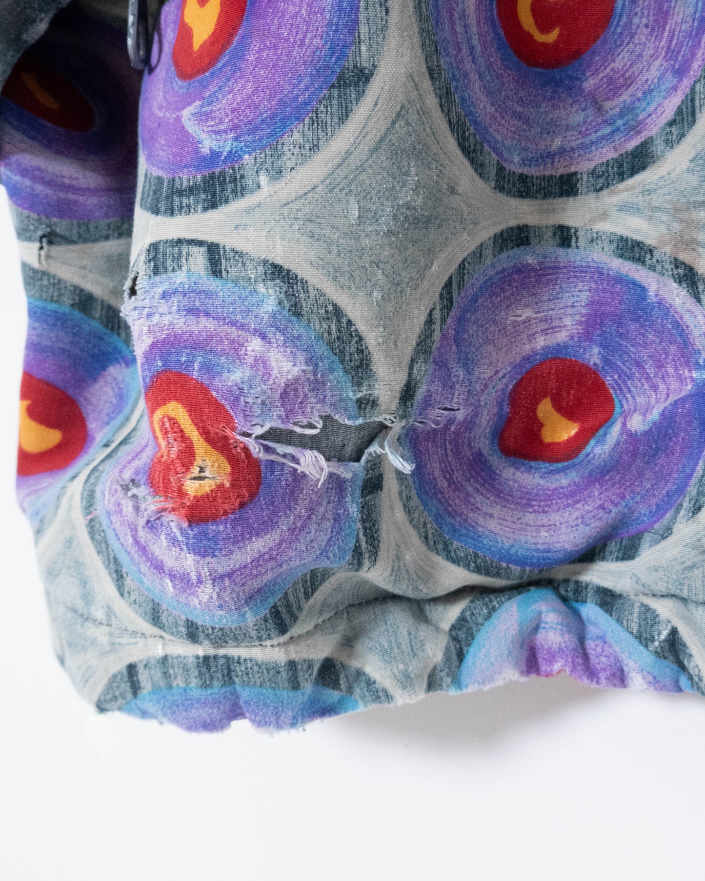 "OXBOW" all-over pattern hooded jacket