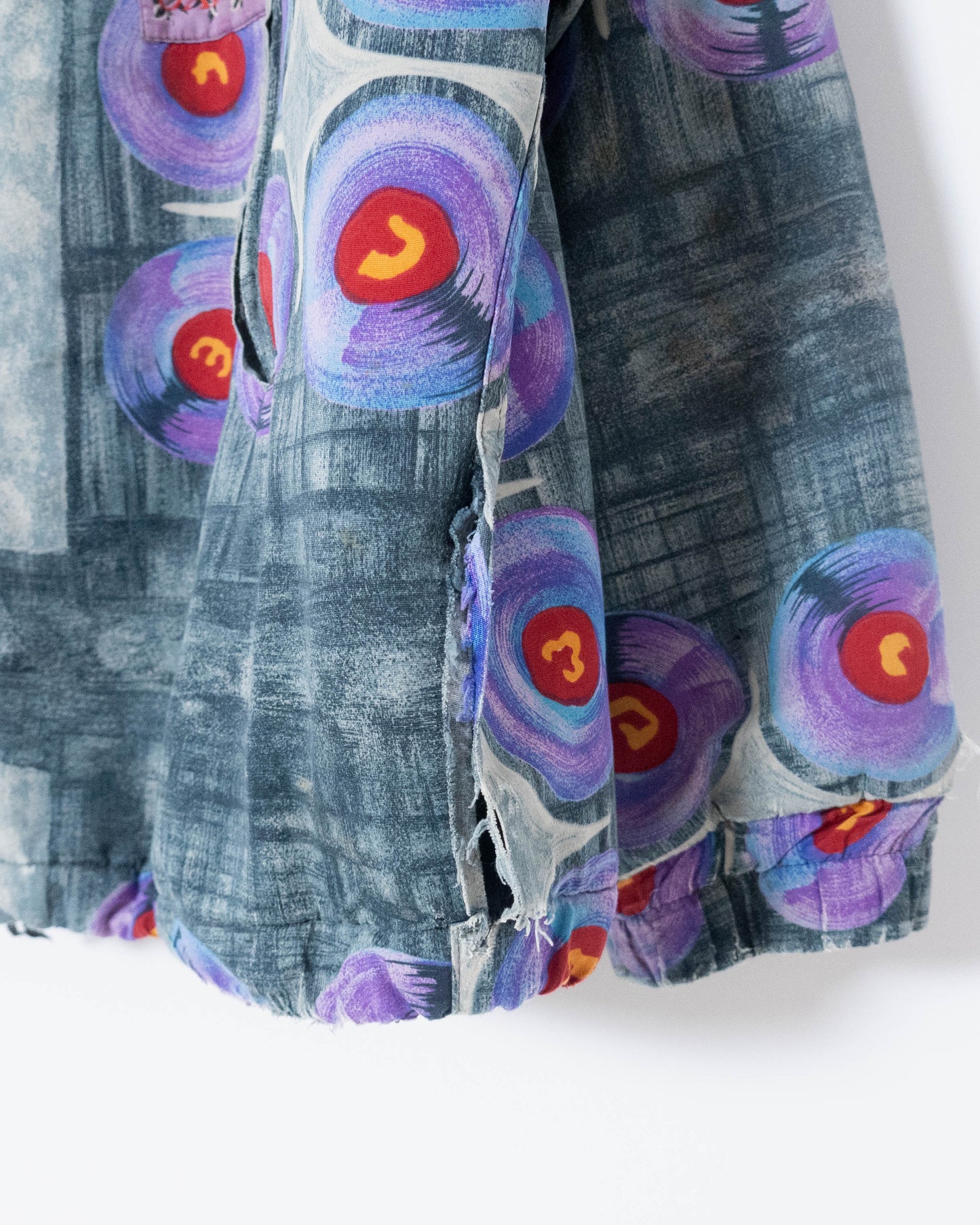 "OXBOW" all-over pattern hooded jacket