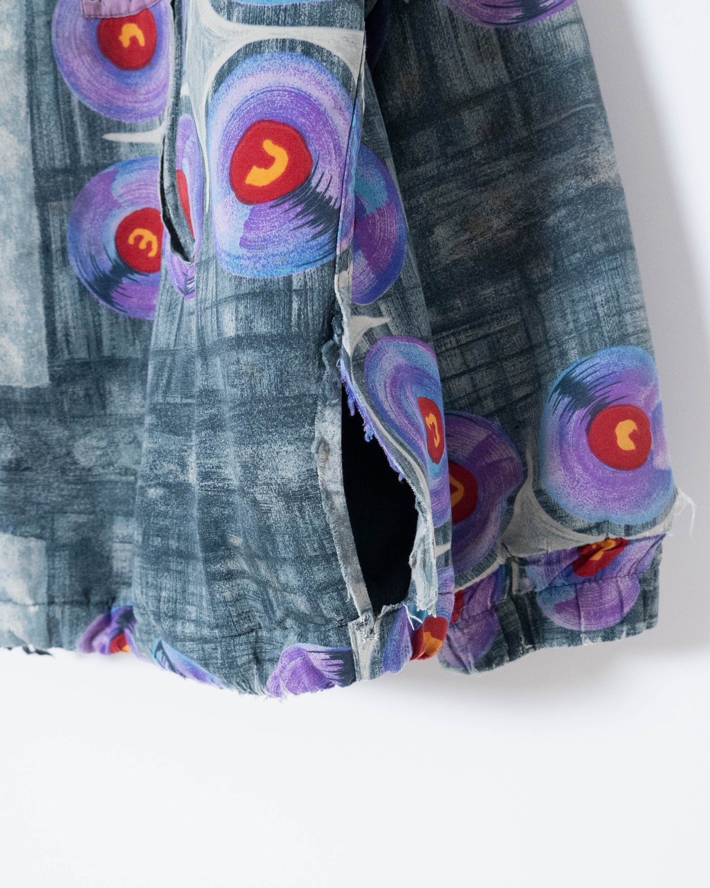 "OXBOW" all-over pattern hooded jacket