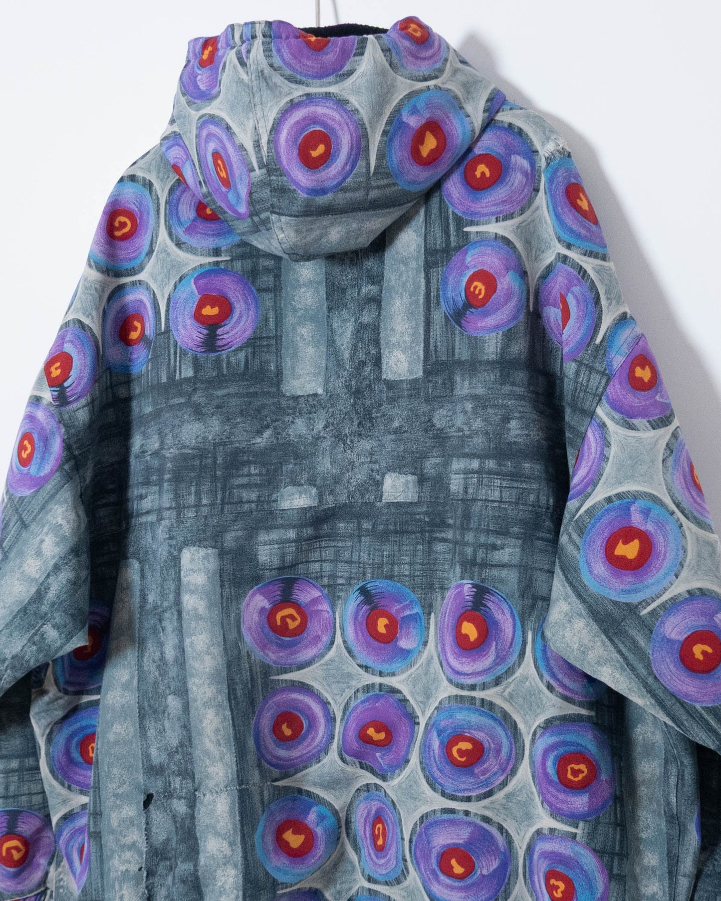 "OXBOW" all-over pattern hooded jacket