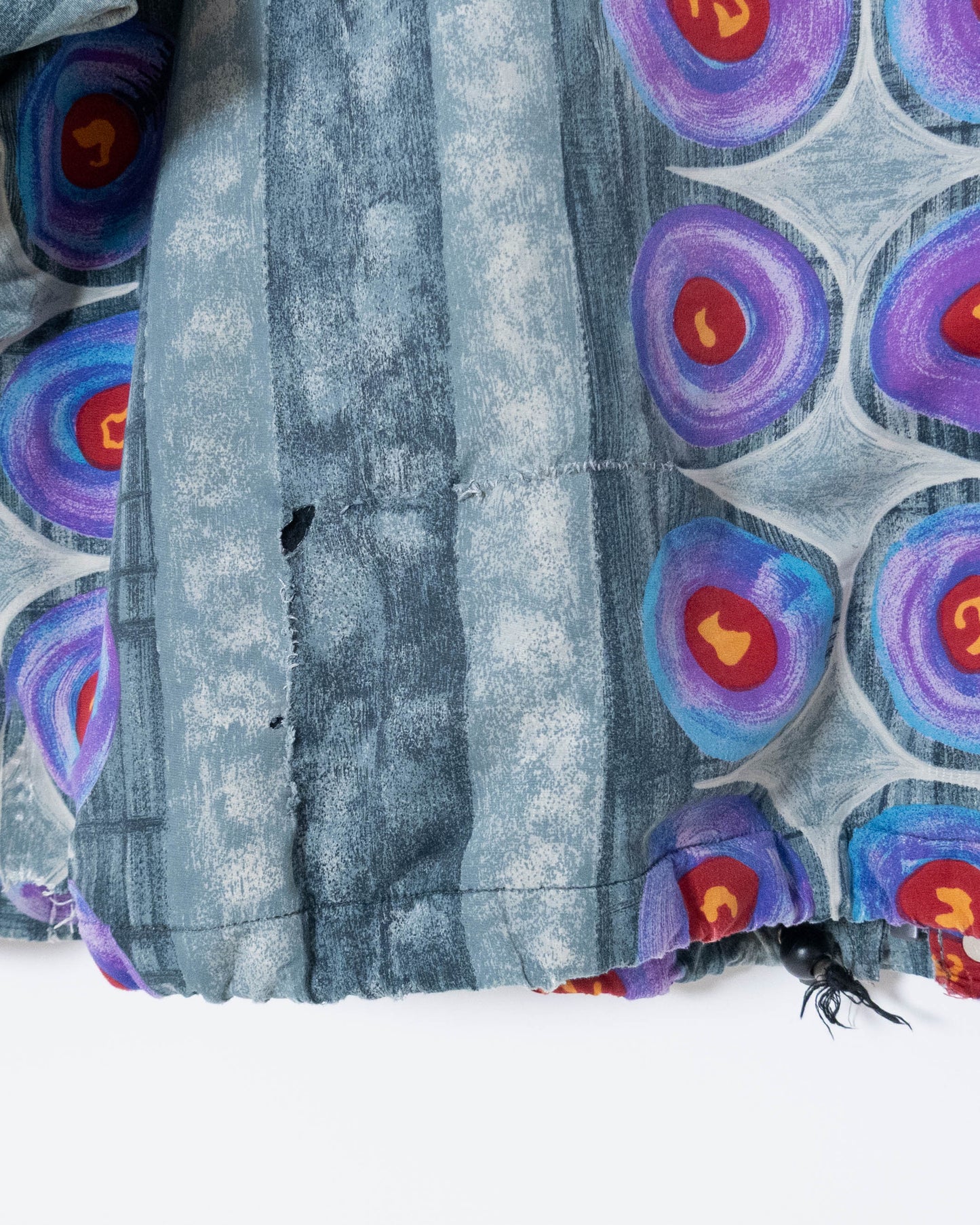 "OXBOW" all-over pattern hooded jacket