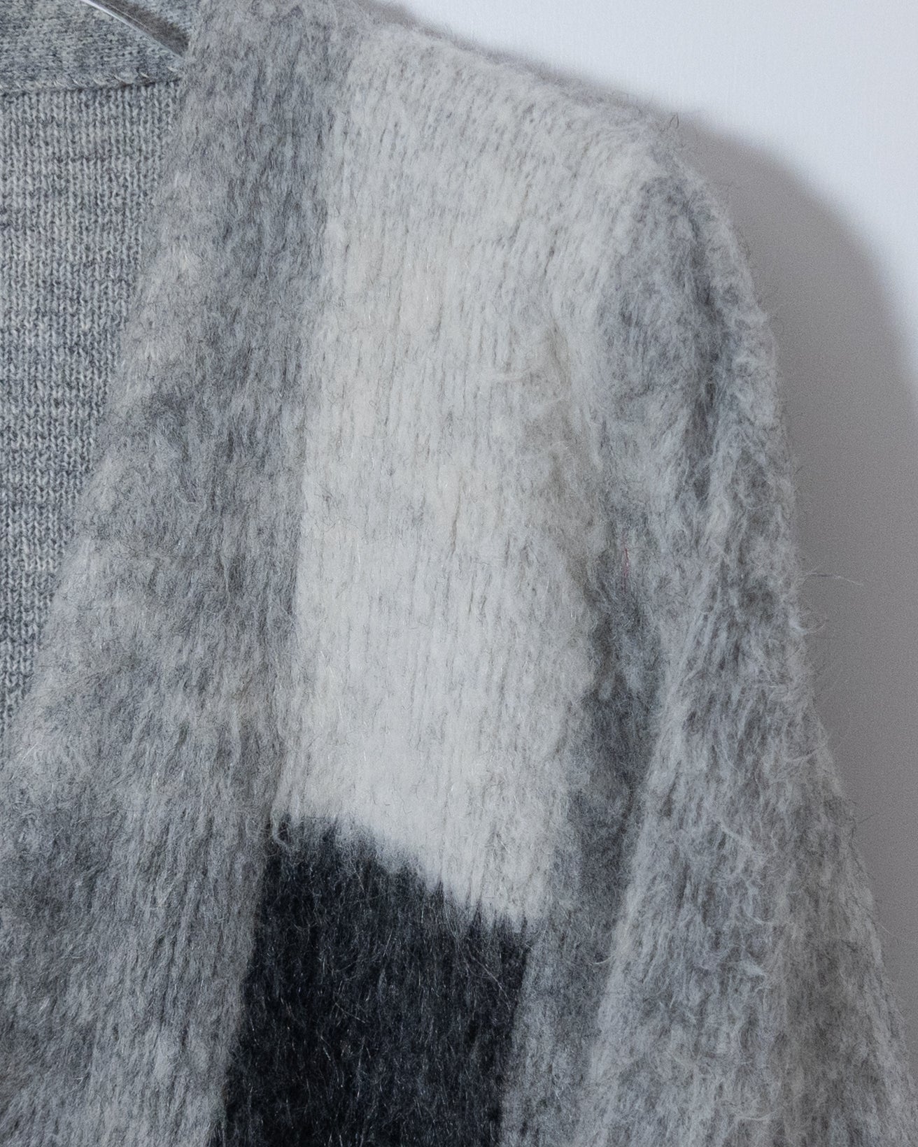 vintage mohair knit cardigan