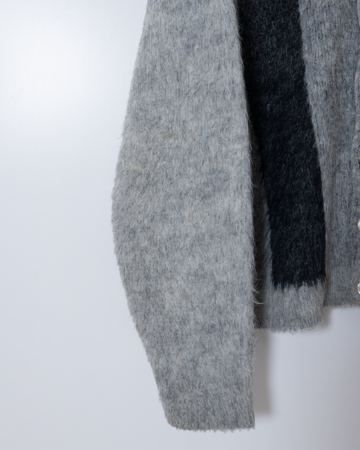 vintage mohair knit cardigan