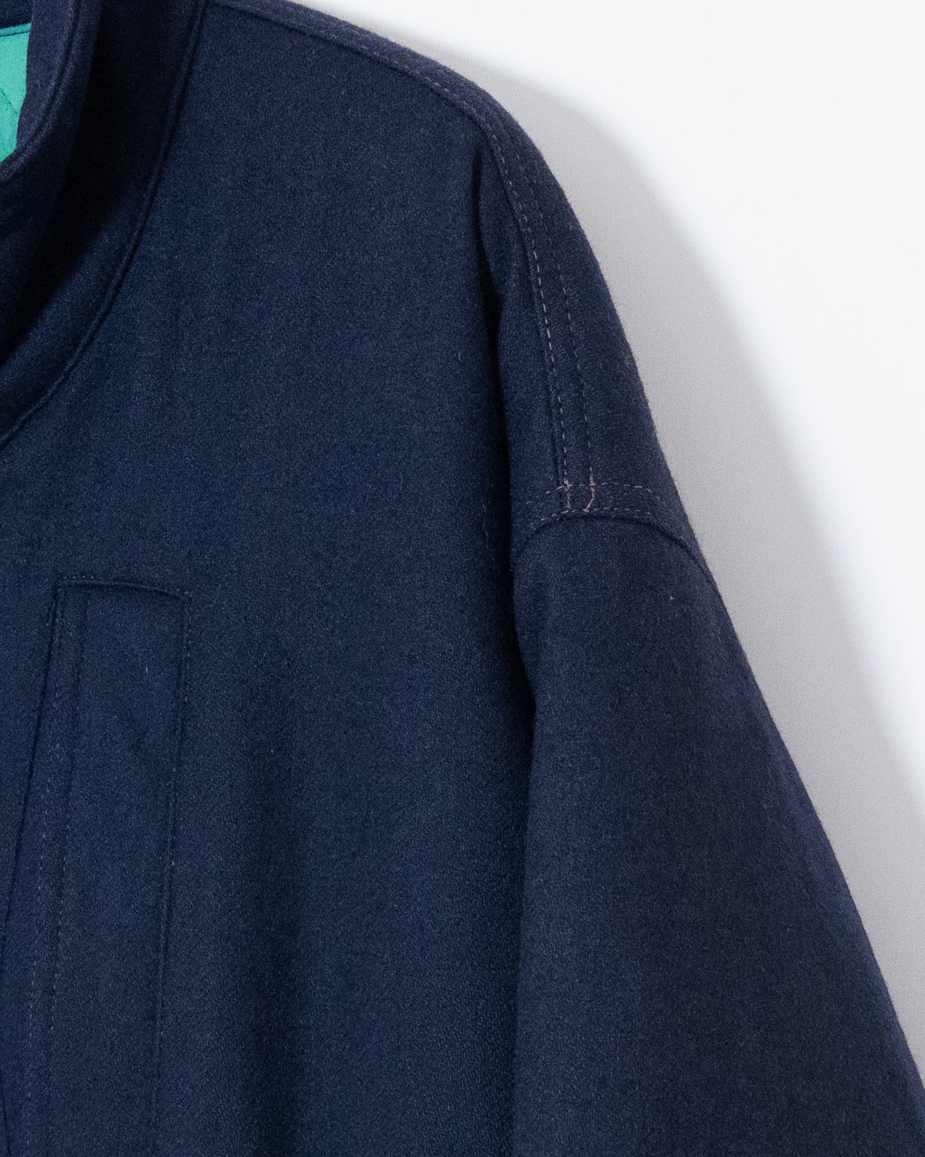 "ciao" fly front wool blouson