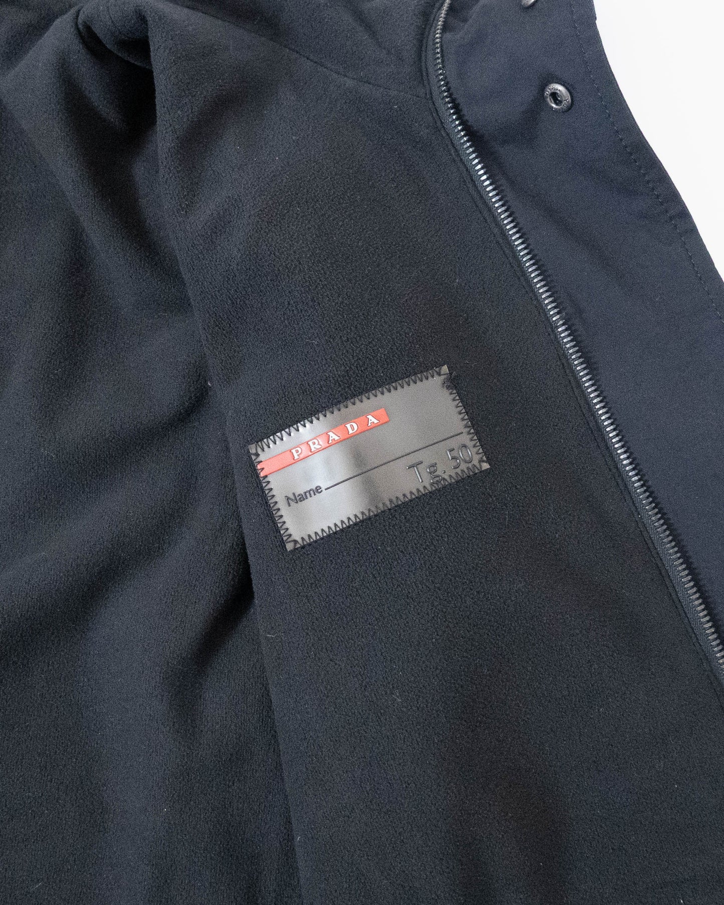 PRADA high-neck padded nylon jacket