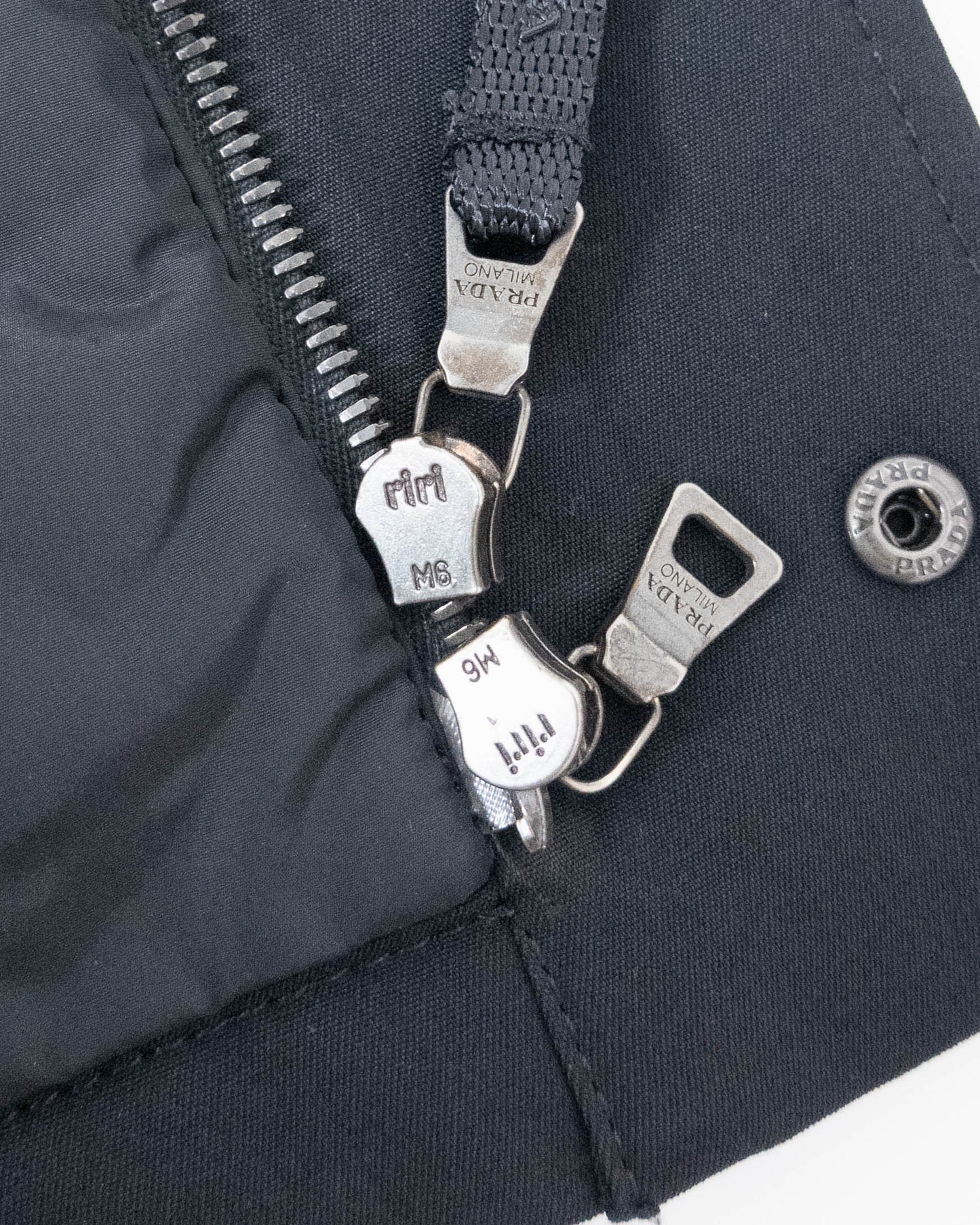 PRADA high-neck padded nylon jacket