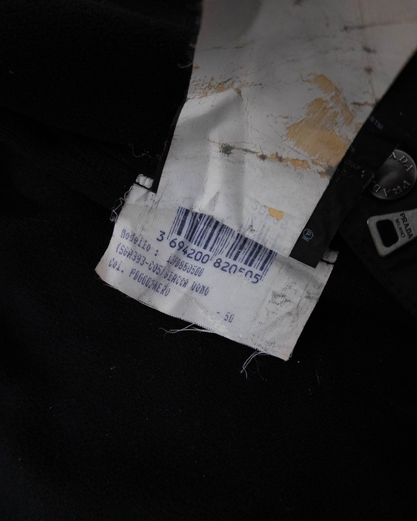 PRADA high-neck padded nylon jacket