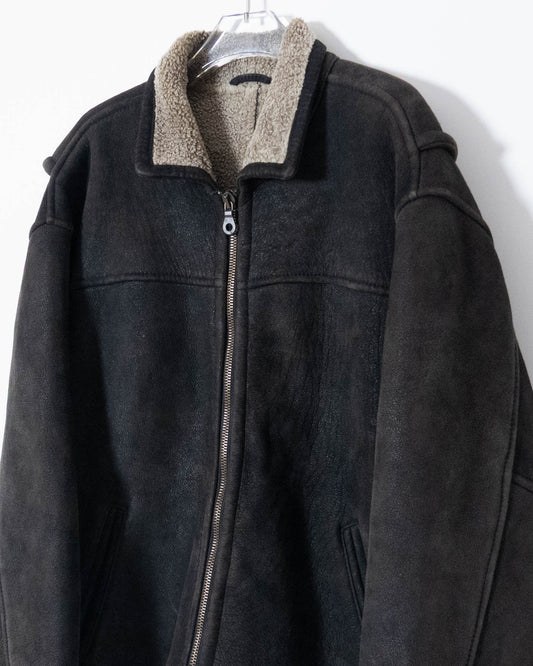 Andrew Marc mouton leather jacket