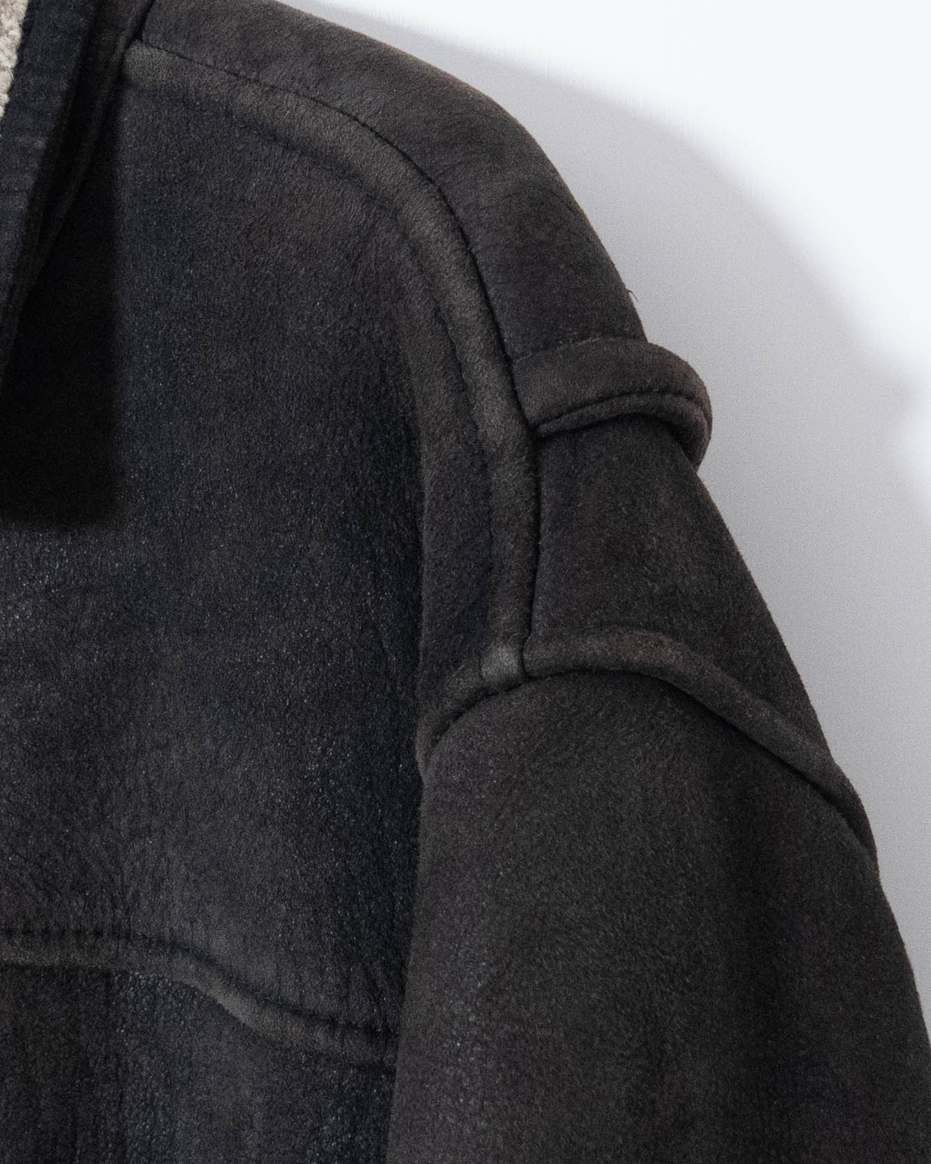 Andrew Marc mouton leather jacket