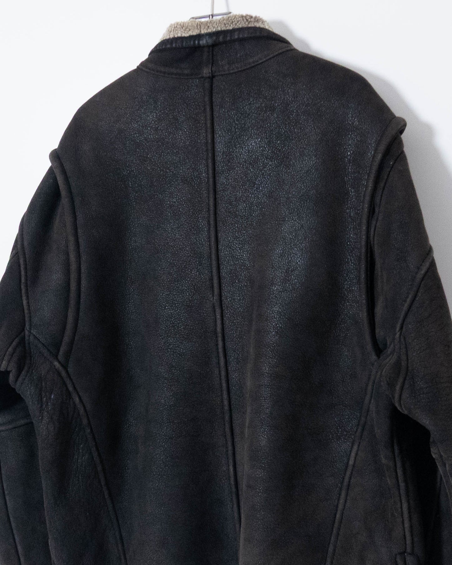 Andrew Marc mouton leather jacket