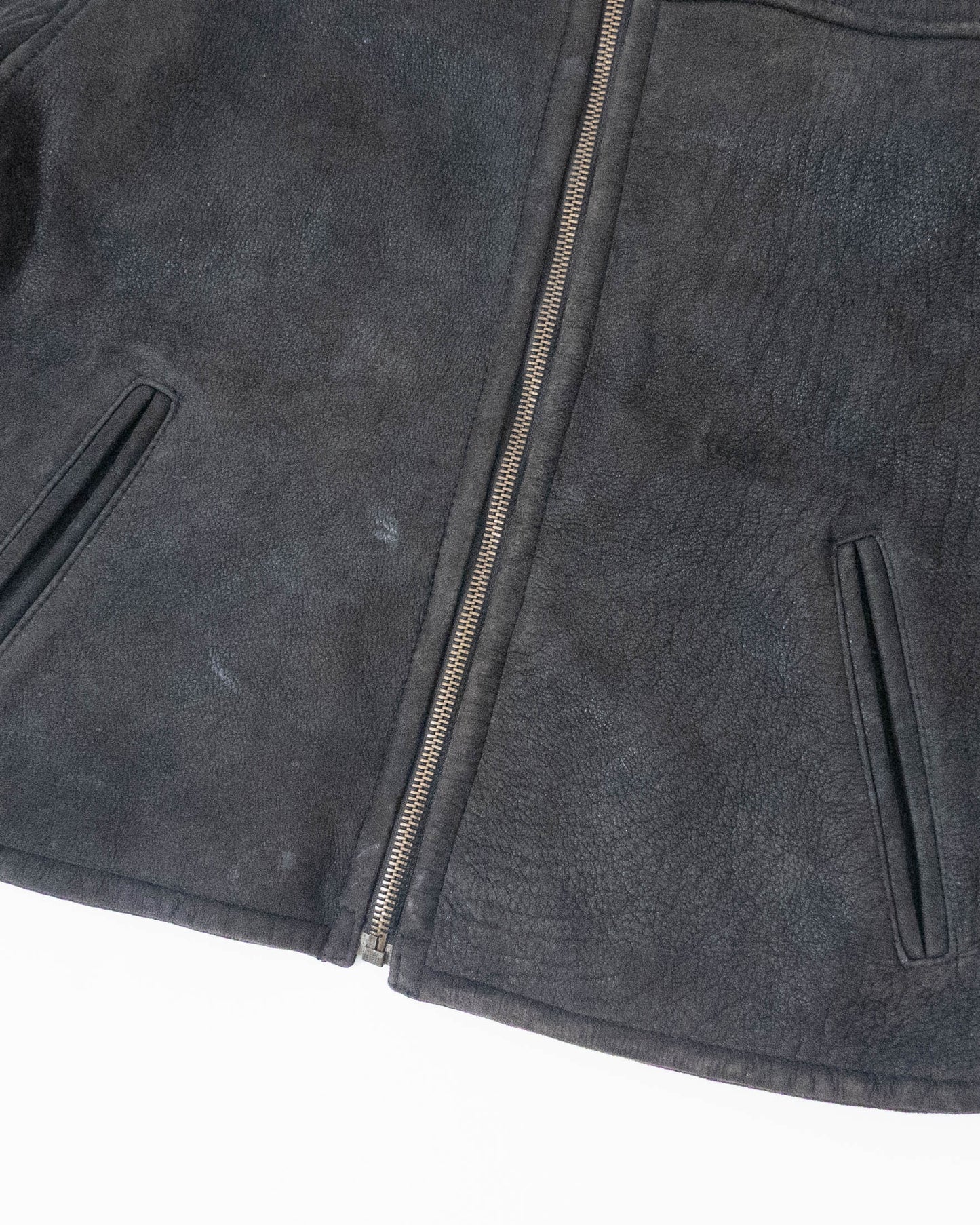 Andrew Marc mouton leather jacket