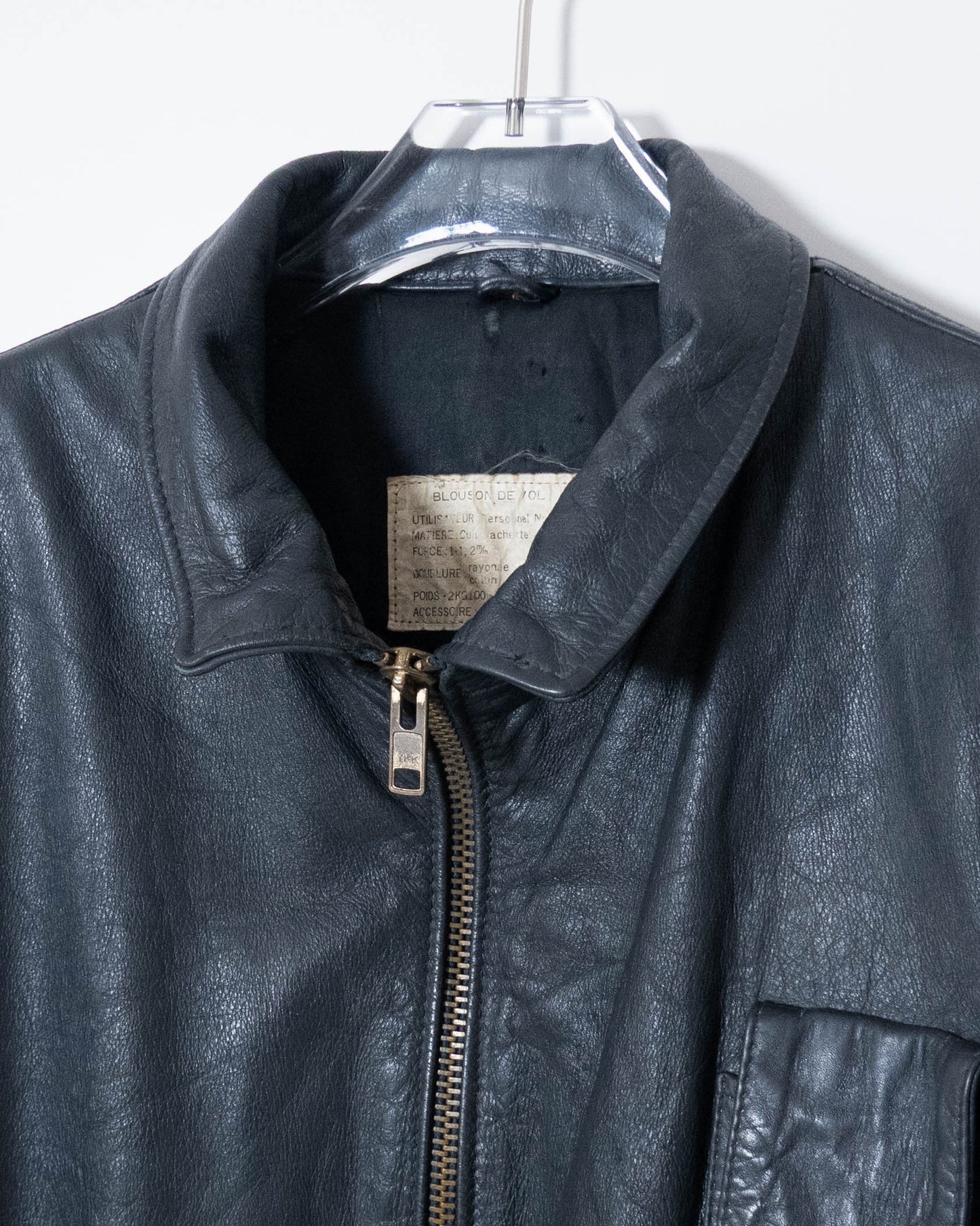 "French Air Force" leather flight jacket