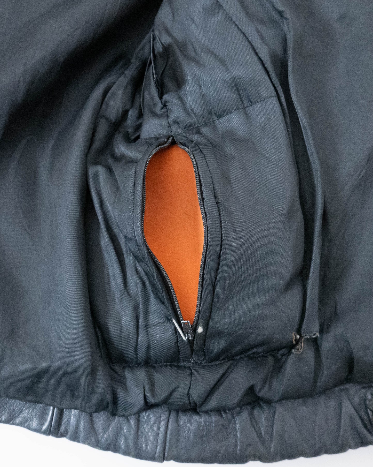 "French Air Force" leather flight jacket