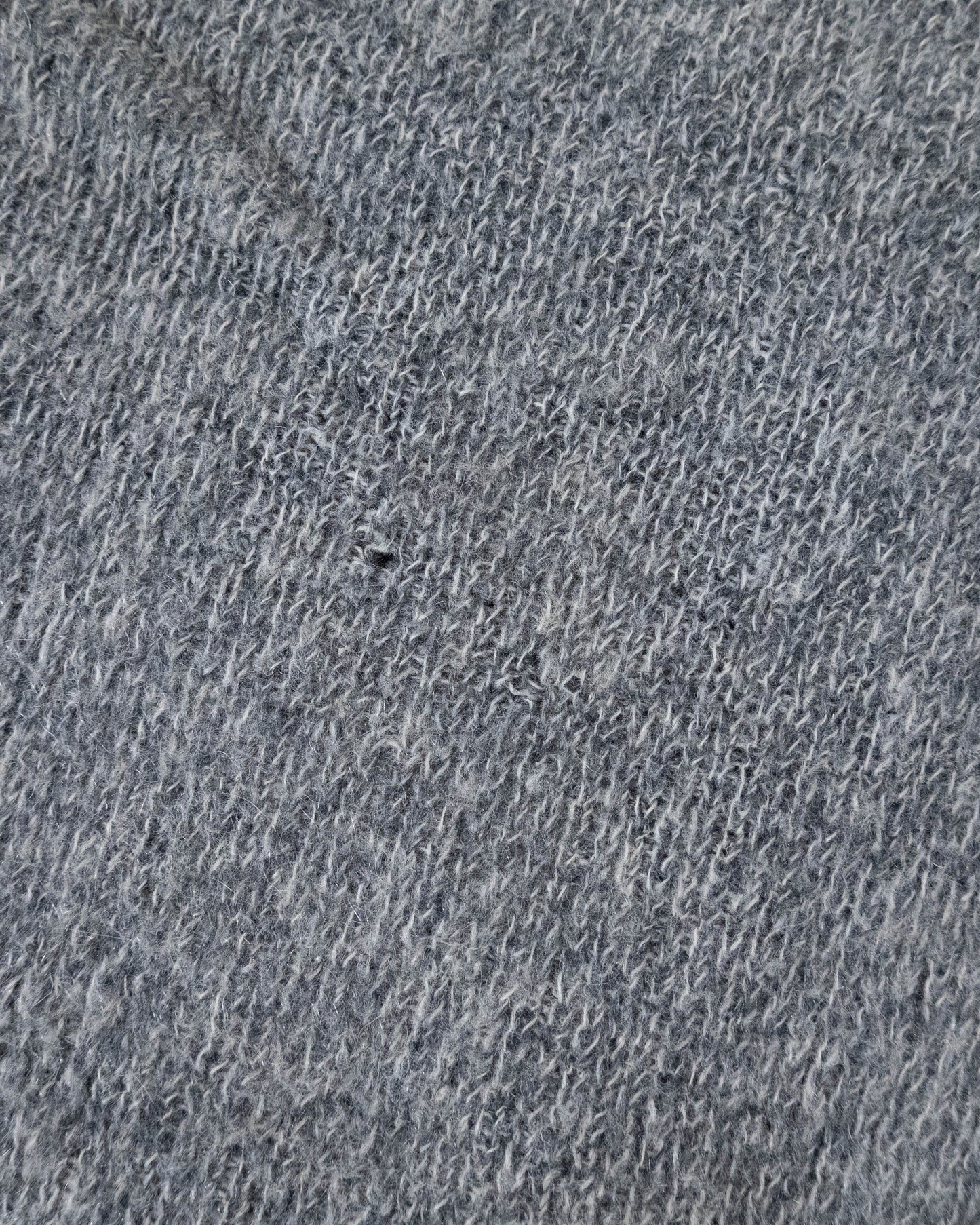 Vintage v-neck pattern mohair knit sweater