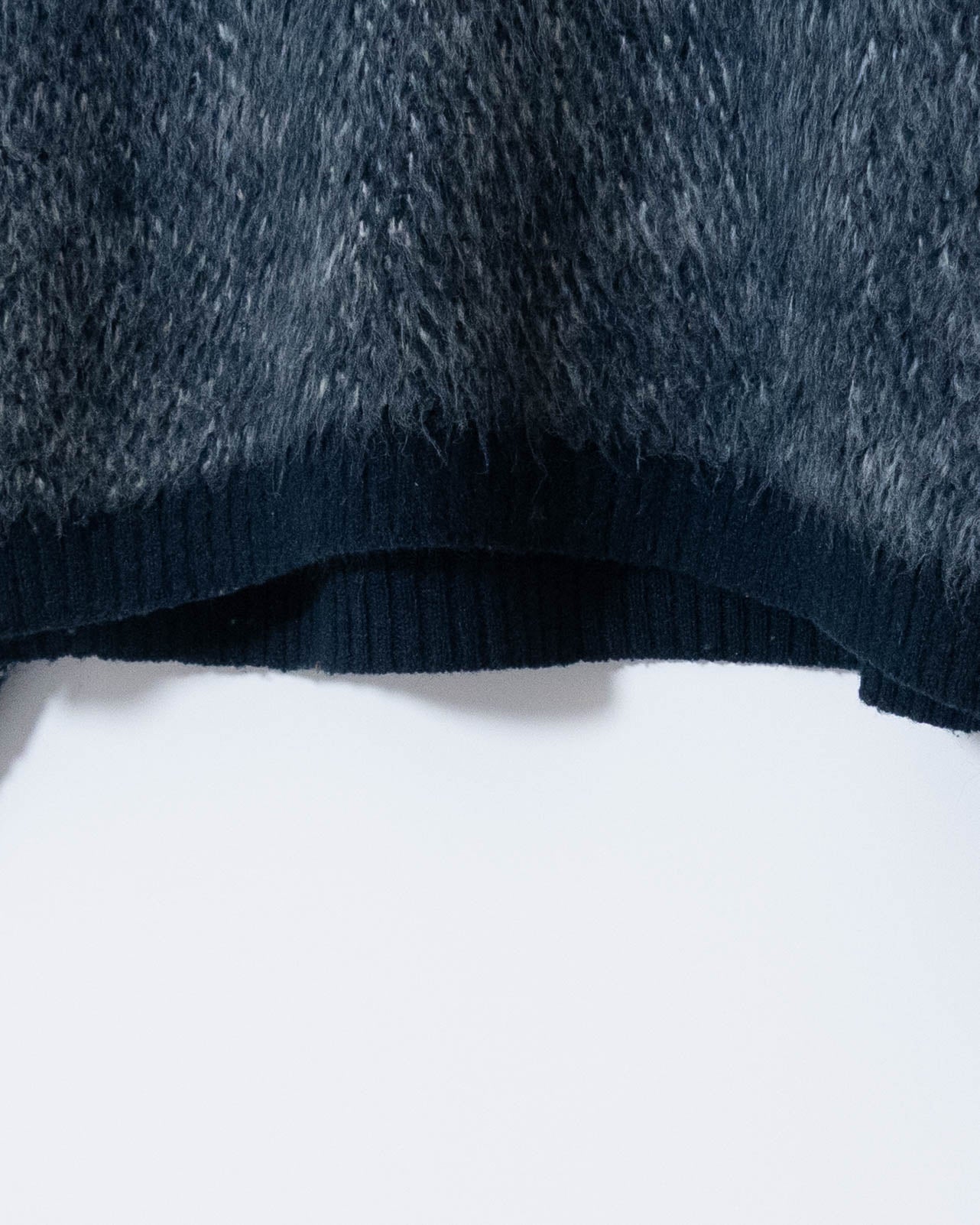 Vintage v-neck mohair knit sweater