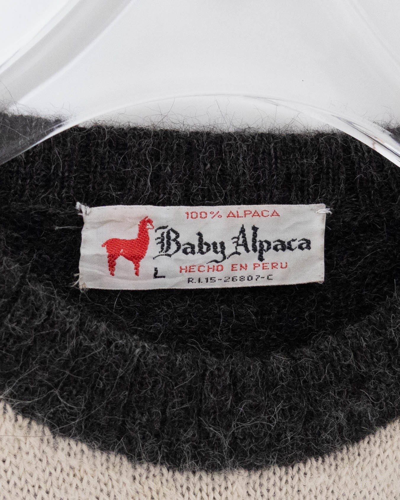 Vintage baby alpaca knit sweater