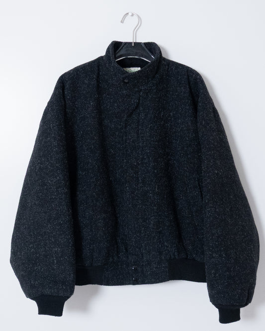fly front wool blouson