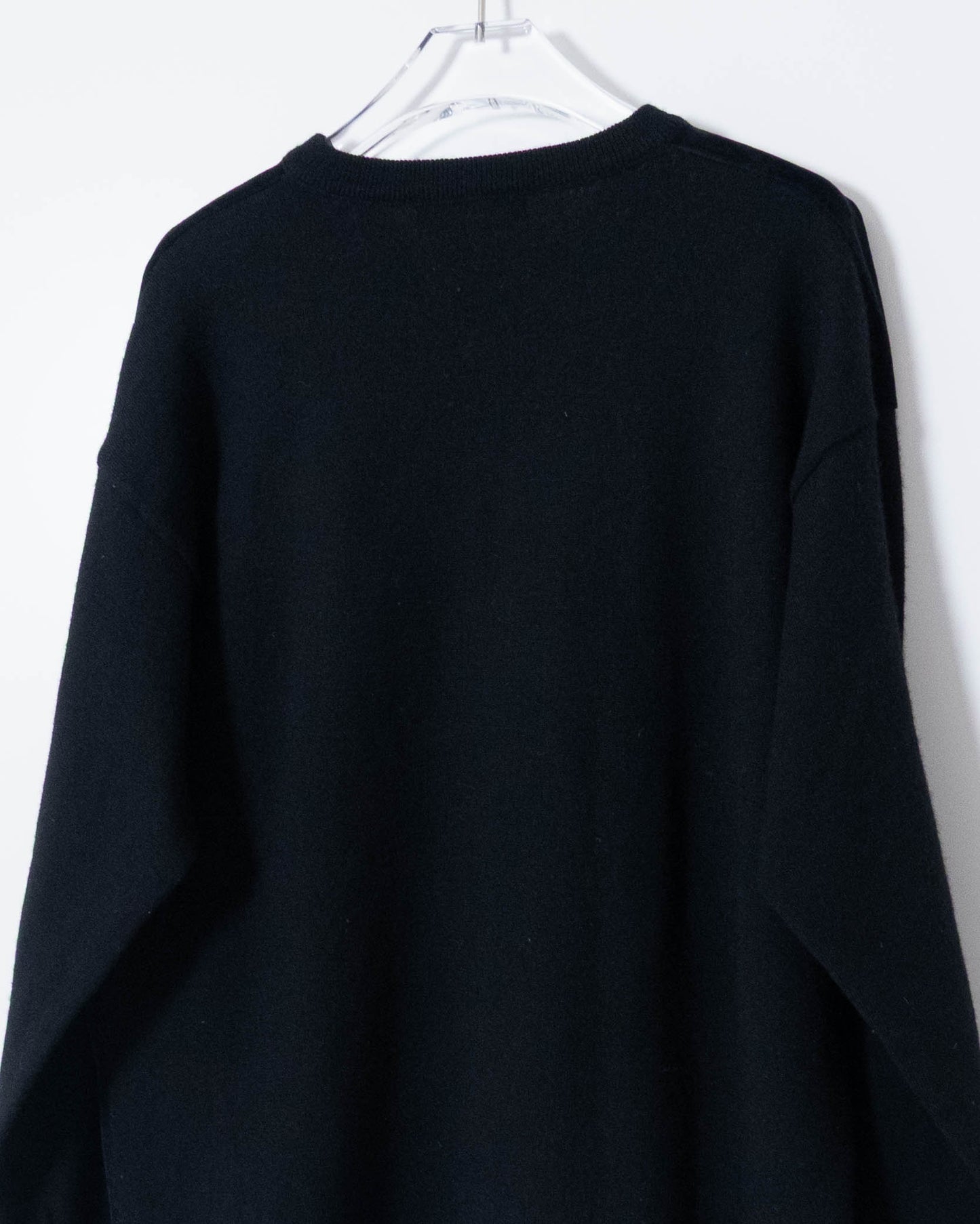 "Sean John" v-neck velour paneled knit sweater