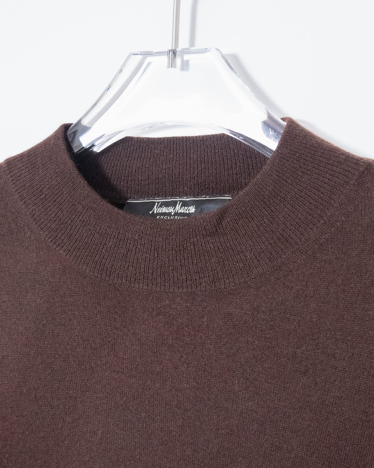 'Neiman Marcus' mock neck knit
