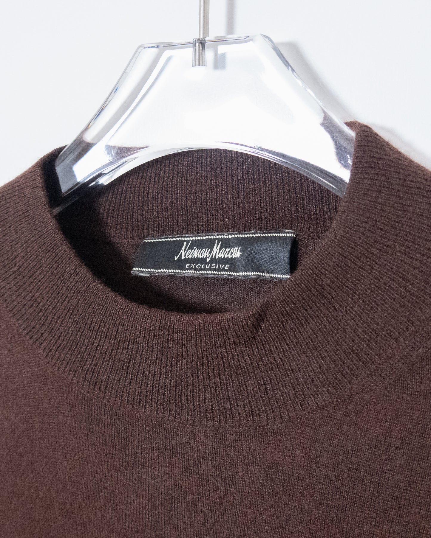 'Neiman Marcus' mock neck knit