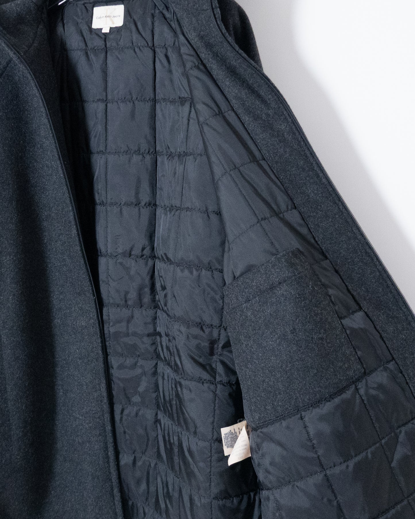 EURO 'Calvin Klein Jeans' wool hooded coat