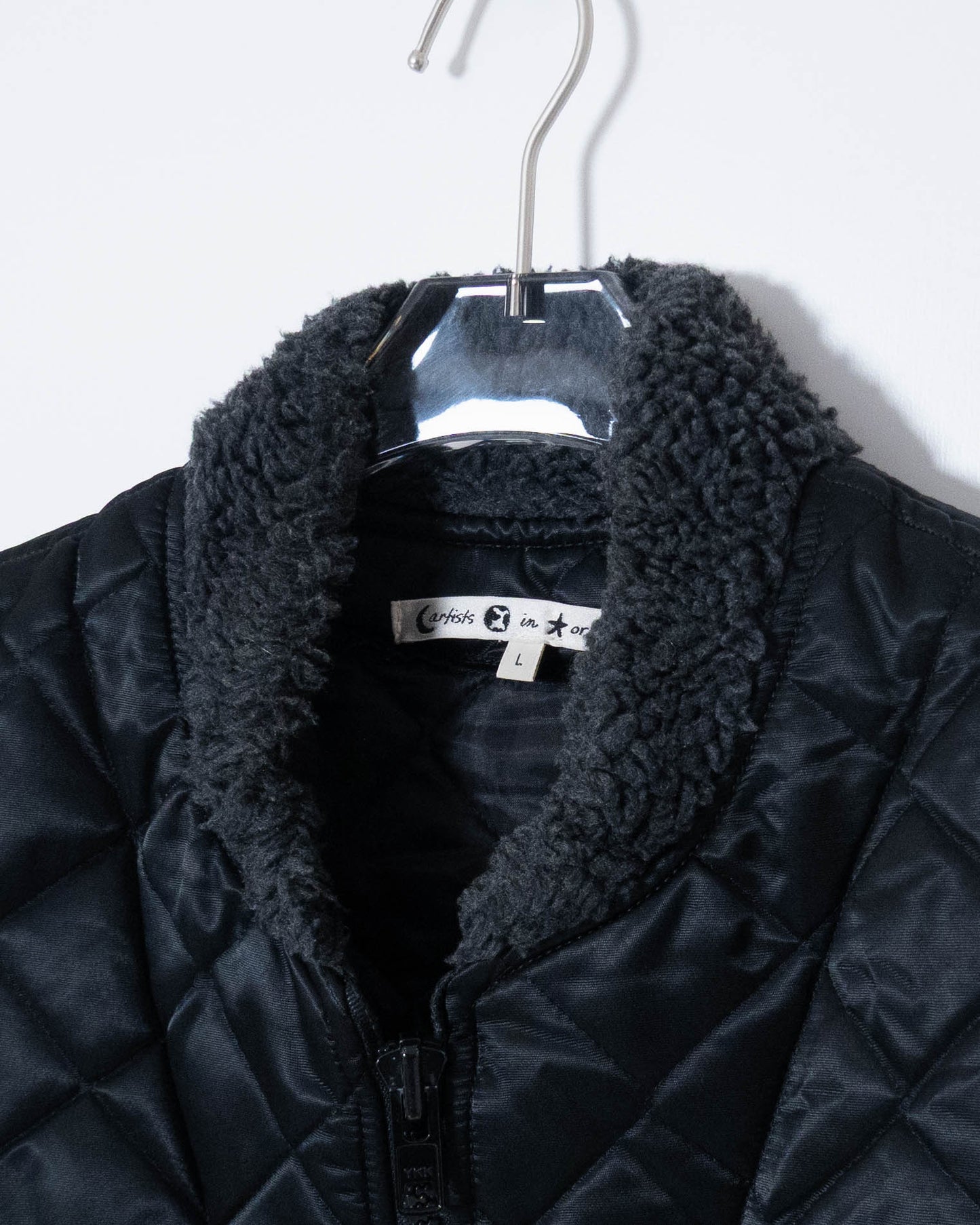 nylon quilting bomber jacket