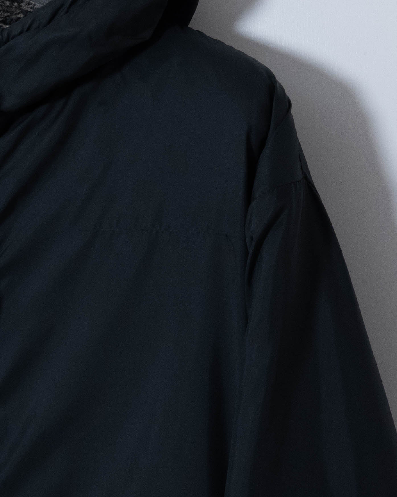 Vintage reversible fur hoodie