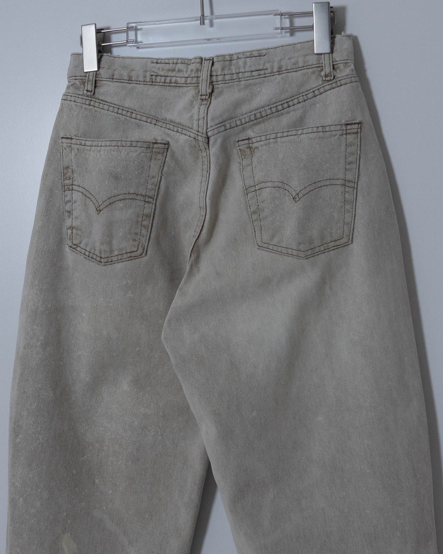 "Levi's SILVERTAB" cutoff baggy denim pants