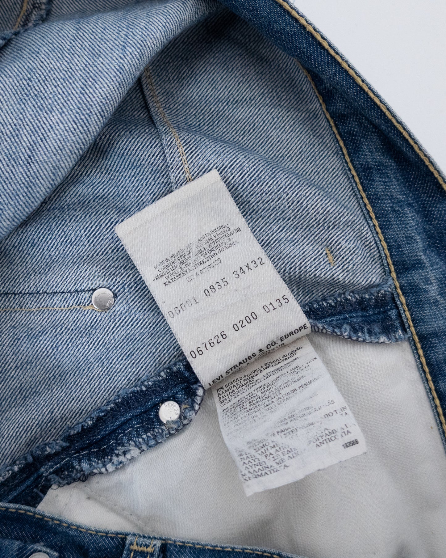 EURO 'Levi’s' Engineered Jeans denim pants