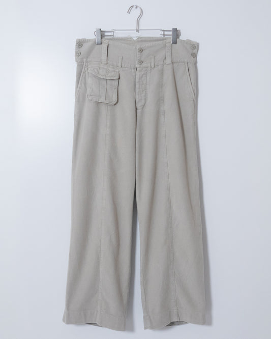 "EMPORIO ARMANI" moleskin pocket design  pants