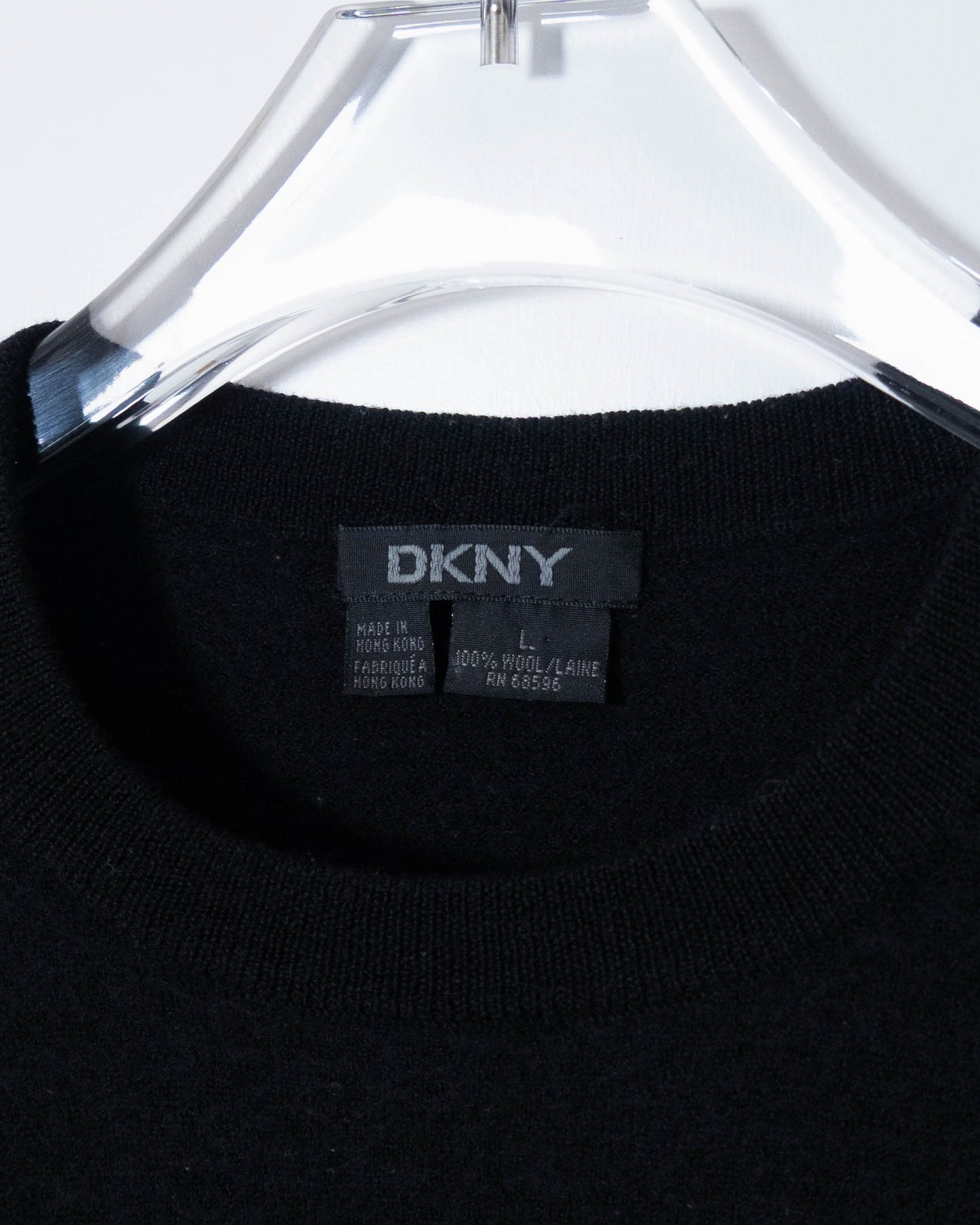 "DKNY" wool knit sweater