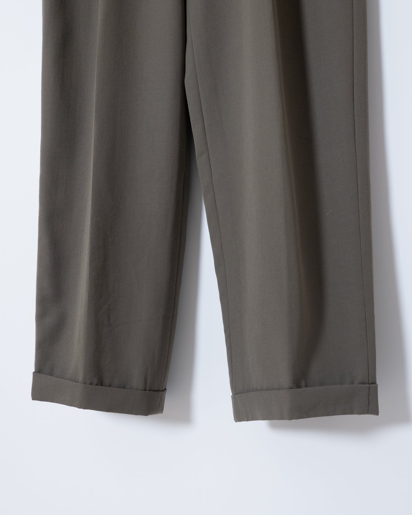 "MONSIEUR GIVENCHY" wool tuck slacks