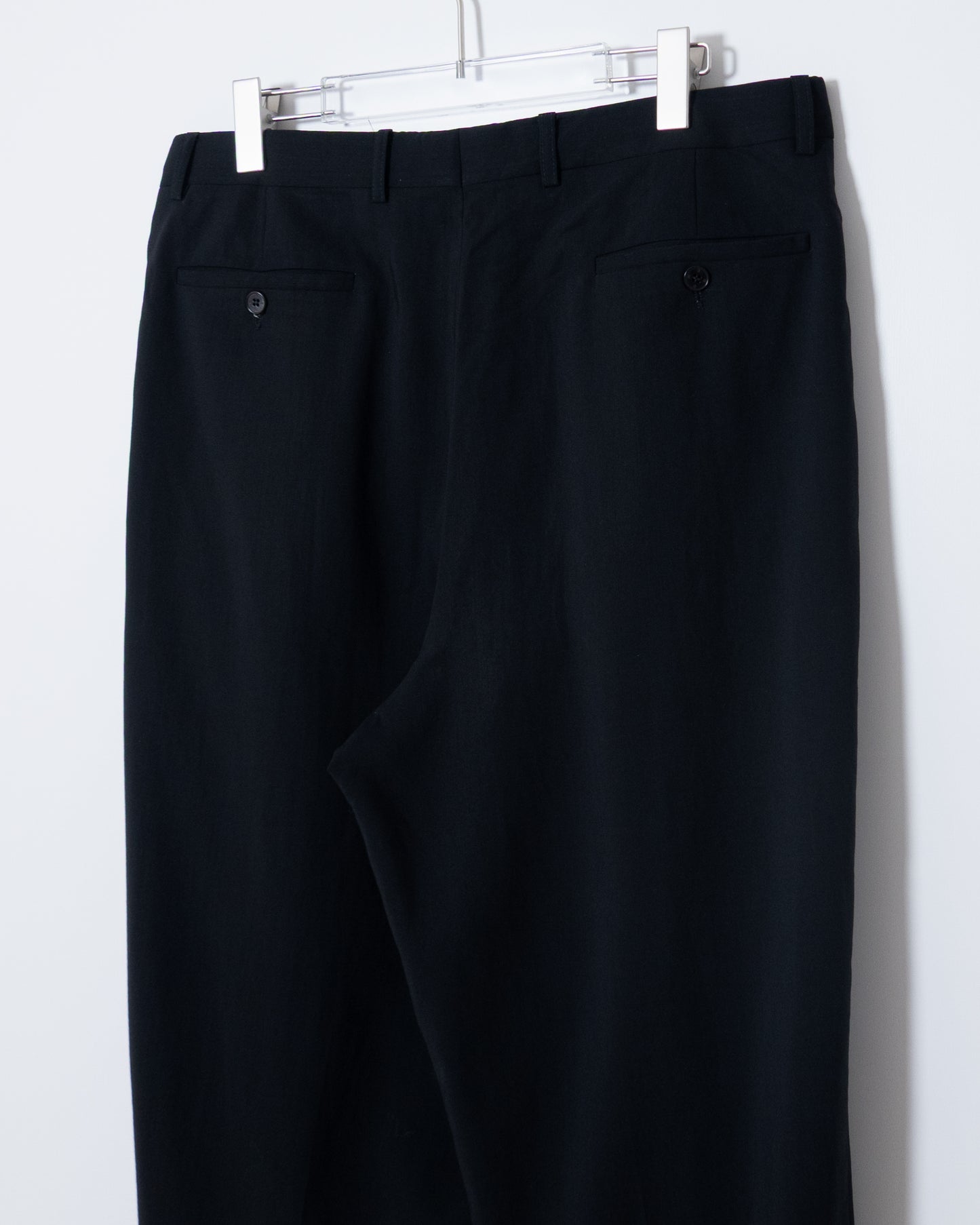 "Zanella" wool tuck slacks