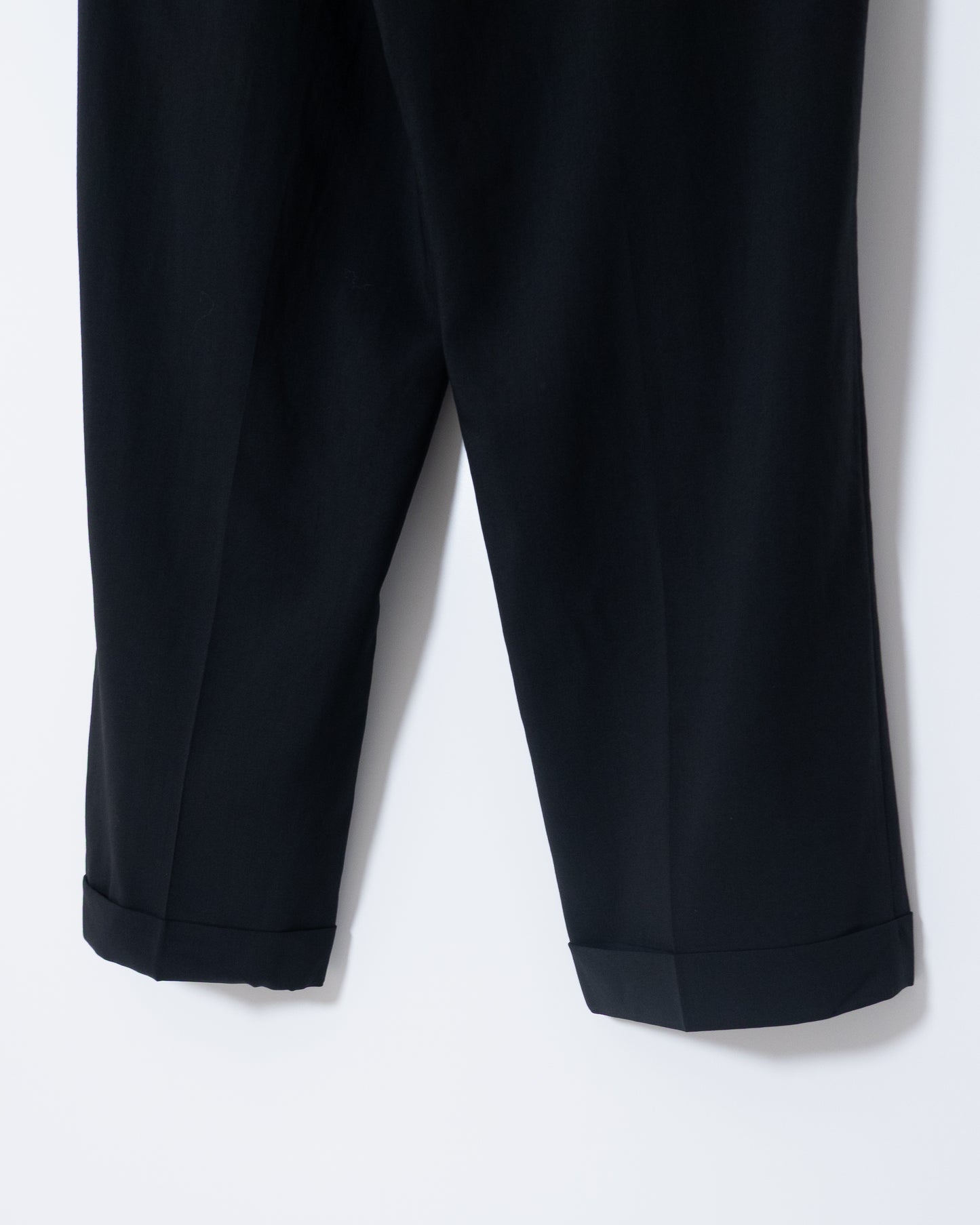 "Zanella" wool tuck slacks